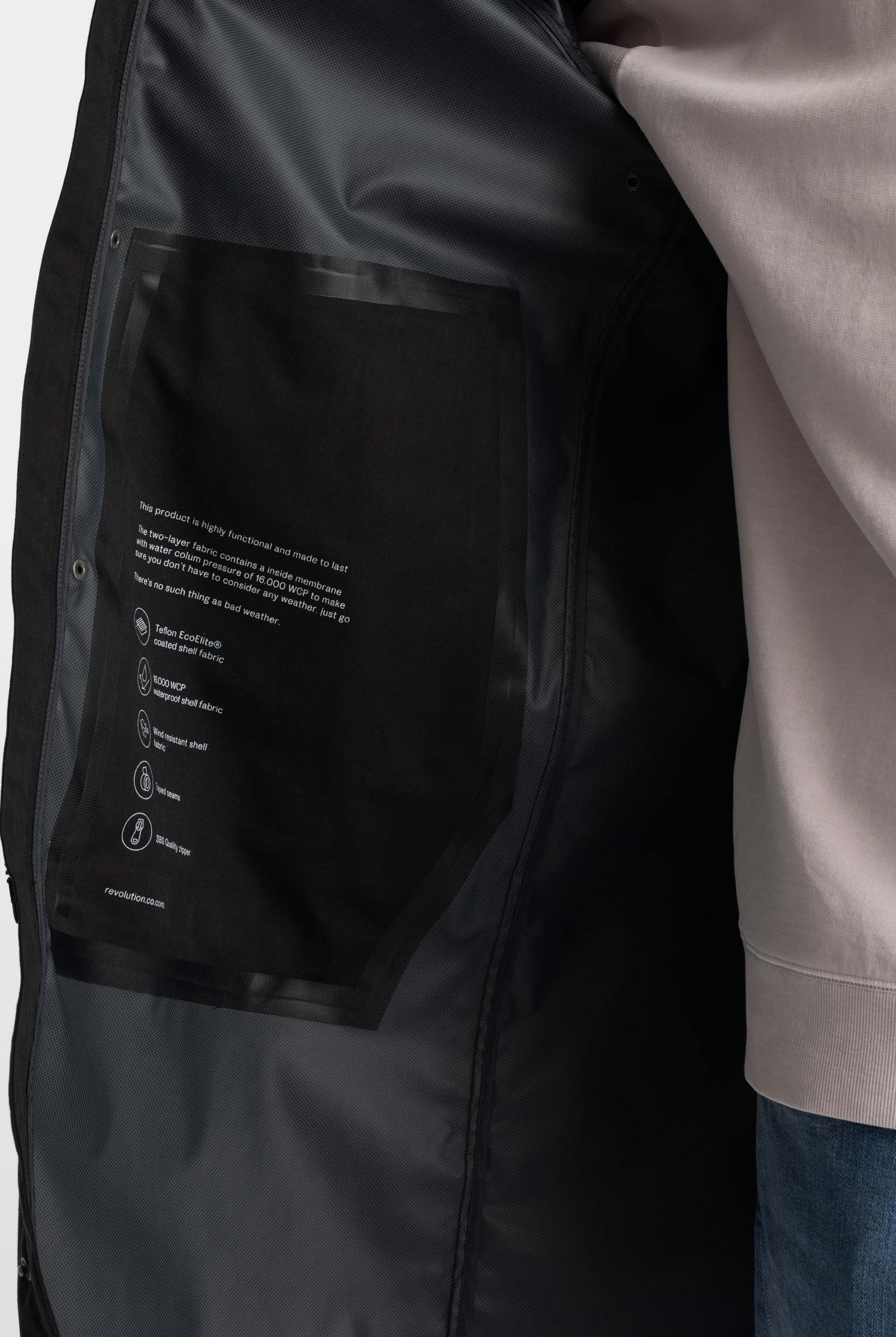 Revolution Allyear Jacket Lightweight Outerwear Black