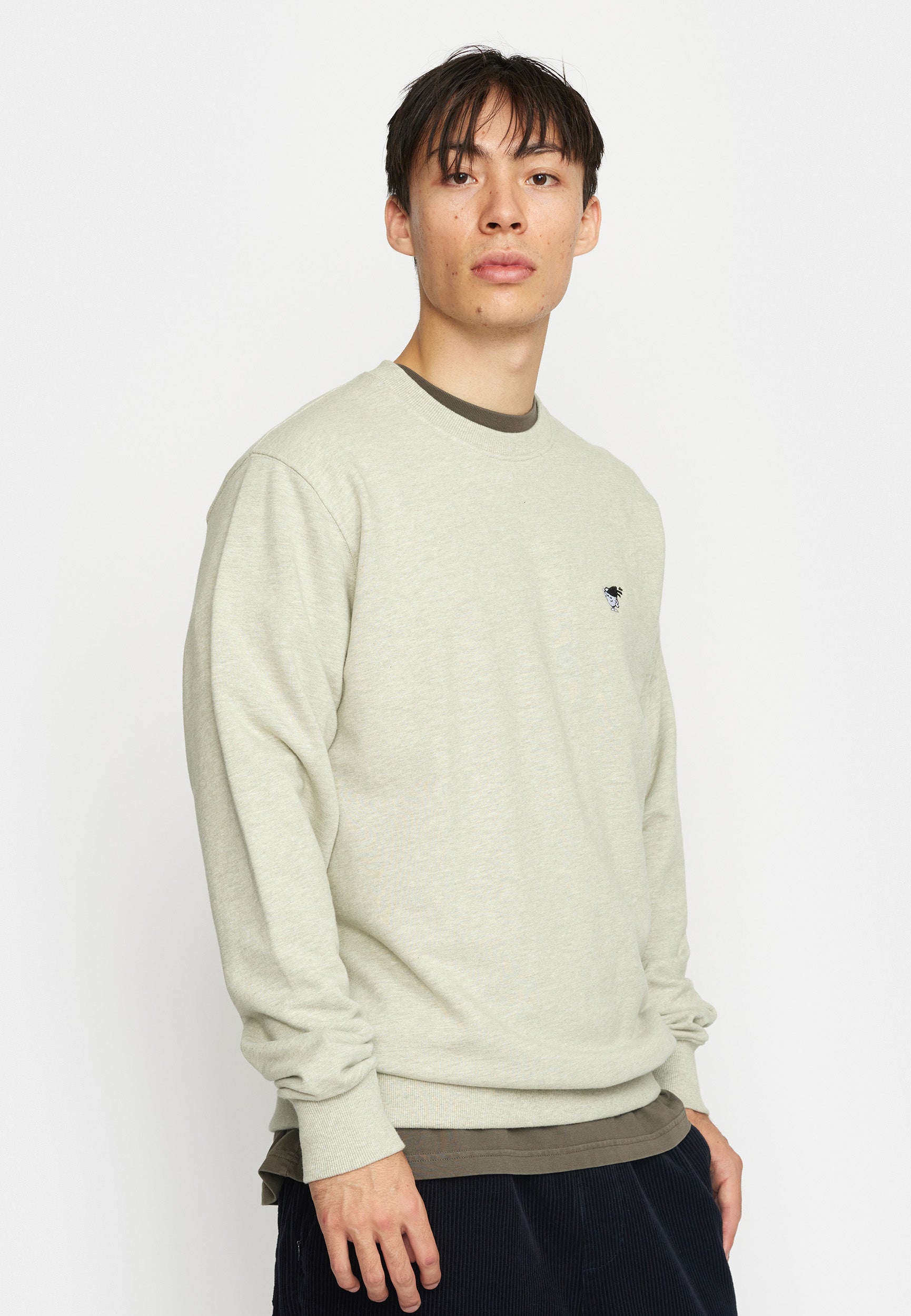 Revolution Application Sweatshirt Sweatshirts Lightgreen-melange