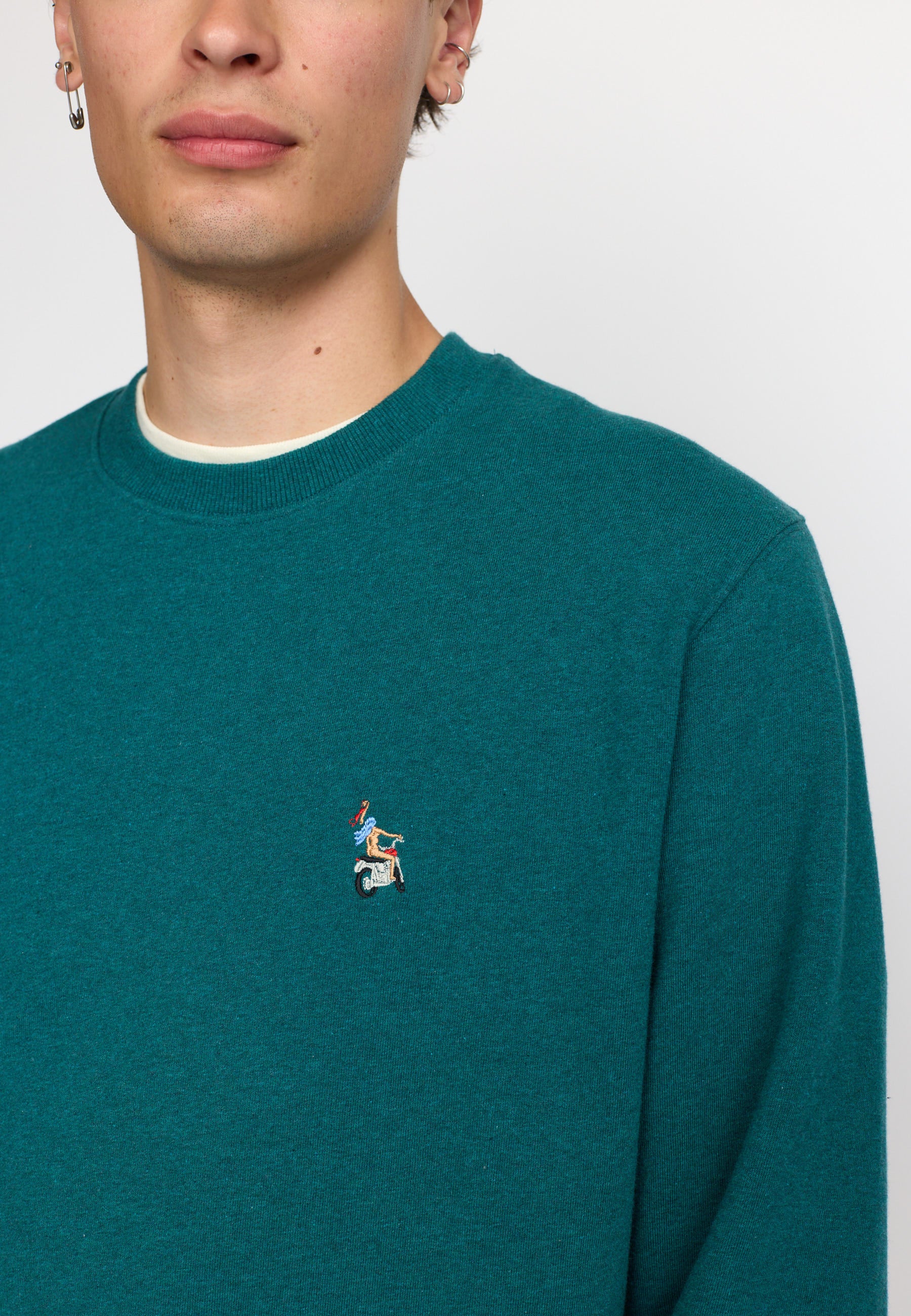 Revolution Application Sweatshirt Sweatshirts Petrol