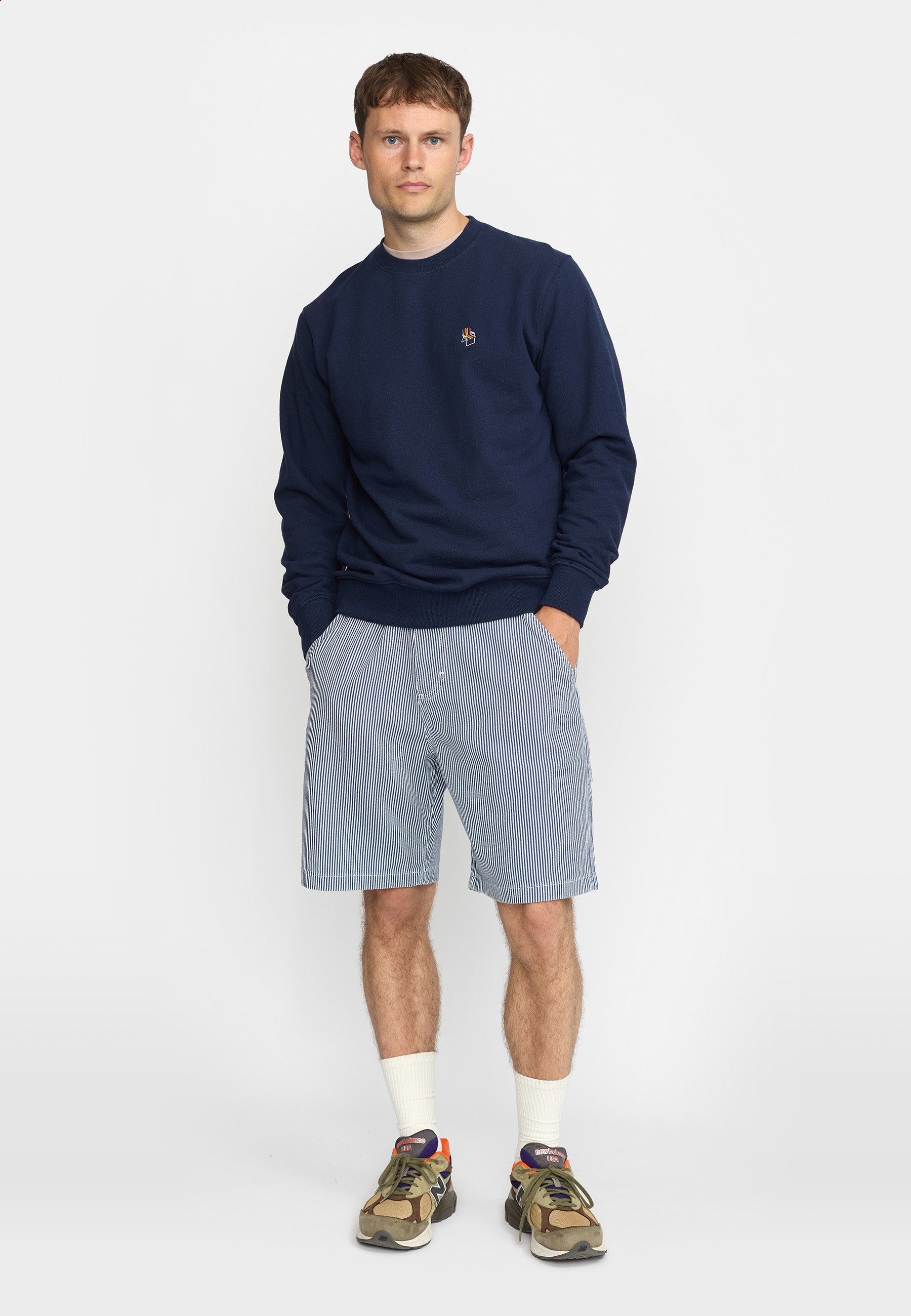 Revolution Application Sweatshirt Sweatshirts Navy-melange