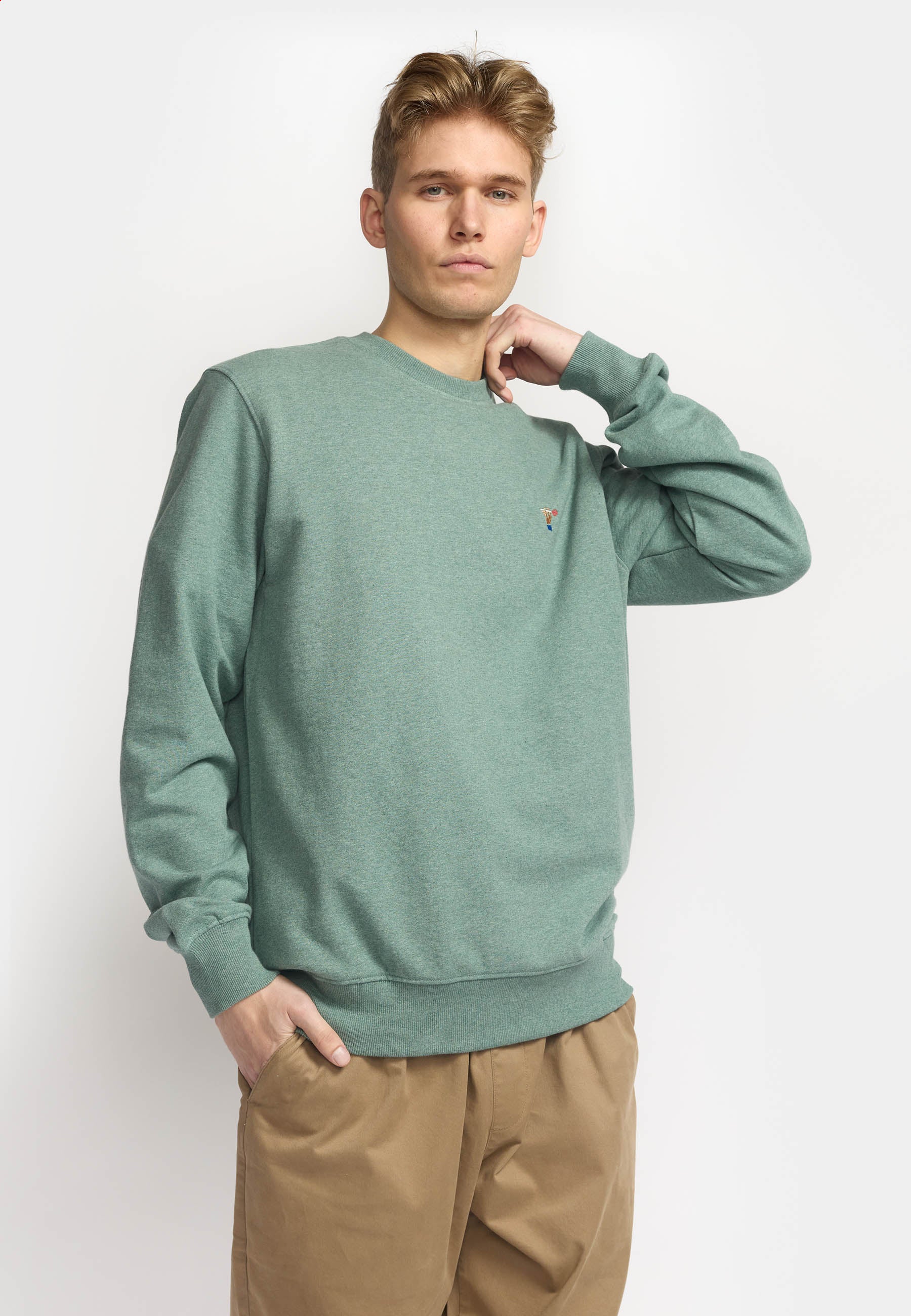 Revolution Application Sweatshirt Sweatshirts Dustgreen