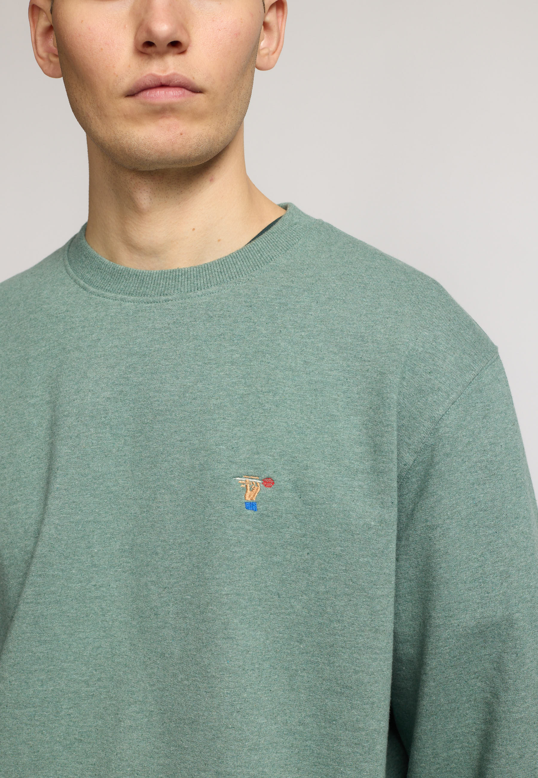 Revolution Application Sweatshirt Sweatshirts Dustgreen