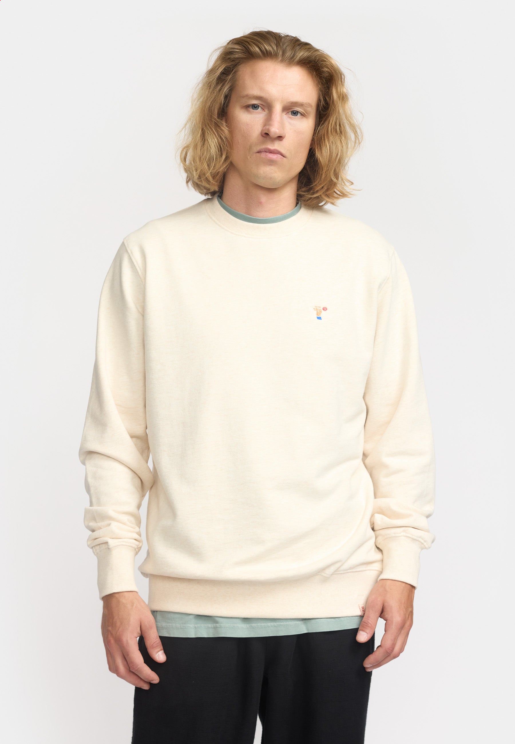 Revolution Application Sweatshirt Sweatshirts Offwhite-melange