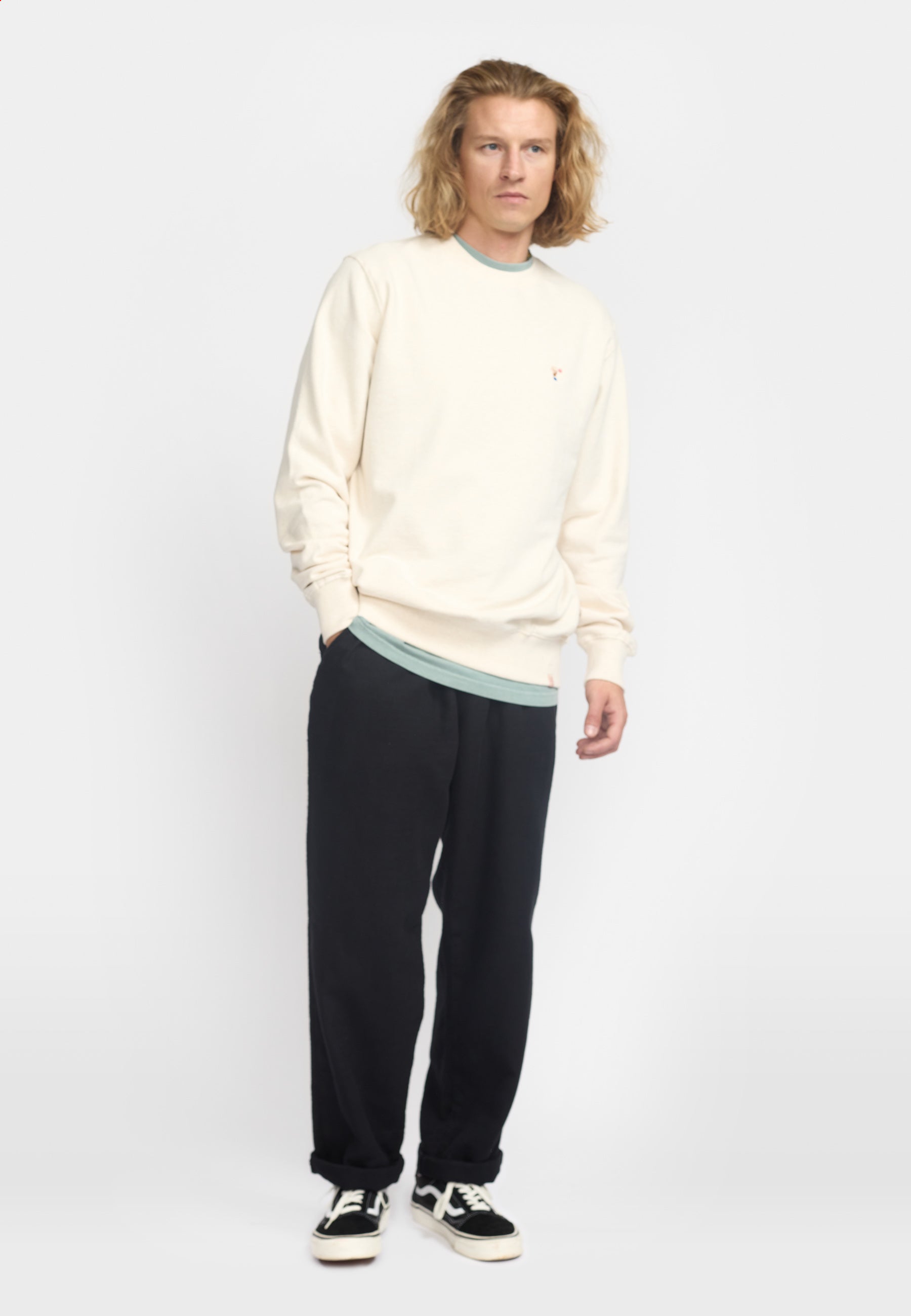 Revolution Application Sweatshirt Sweatshirts Offwhite-melange