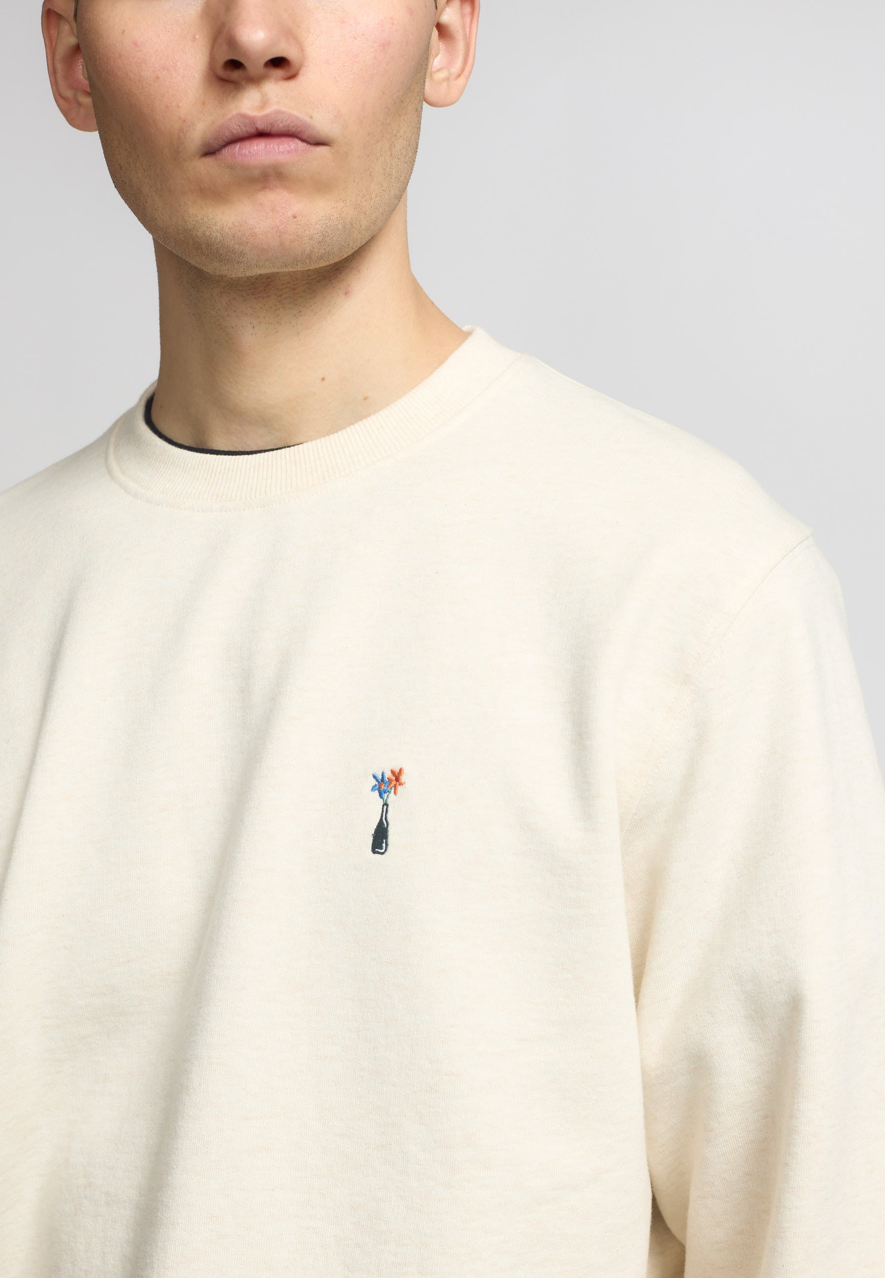 Revolution Application Sweatshirt Sweatshirts Offwhite-melange