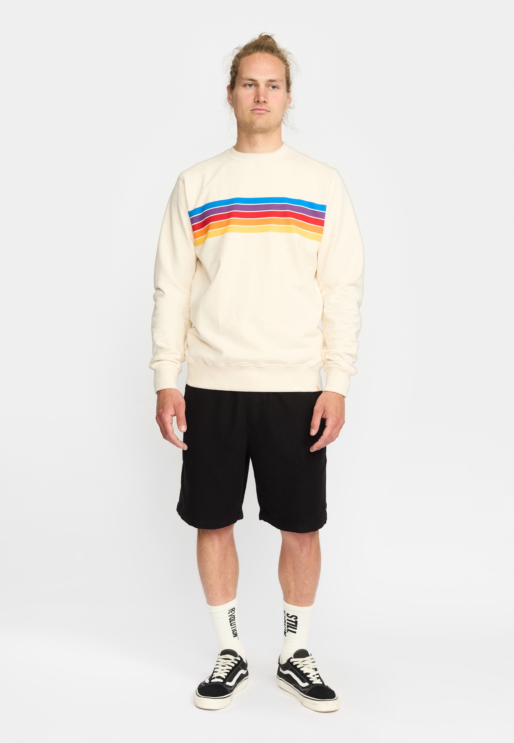 Revolution Application Sweatshirt Sweatshirts Offwhite-melange