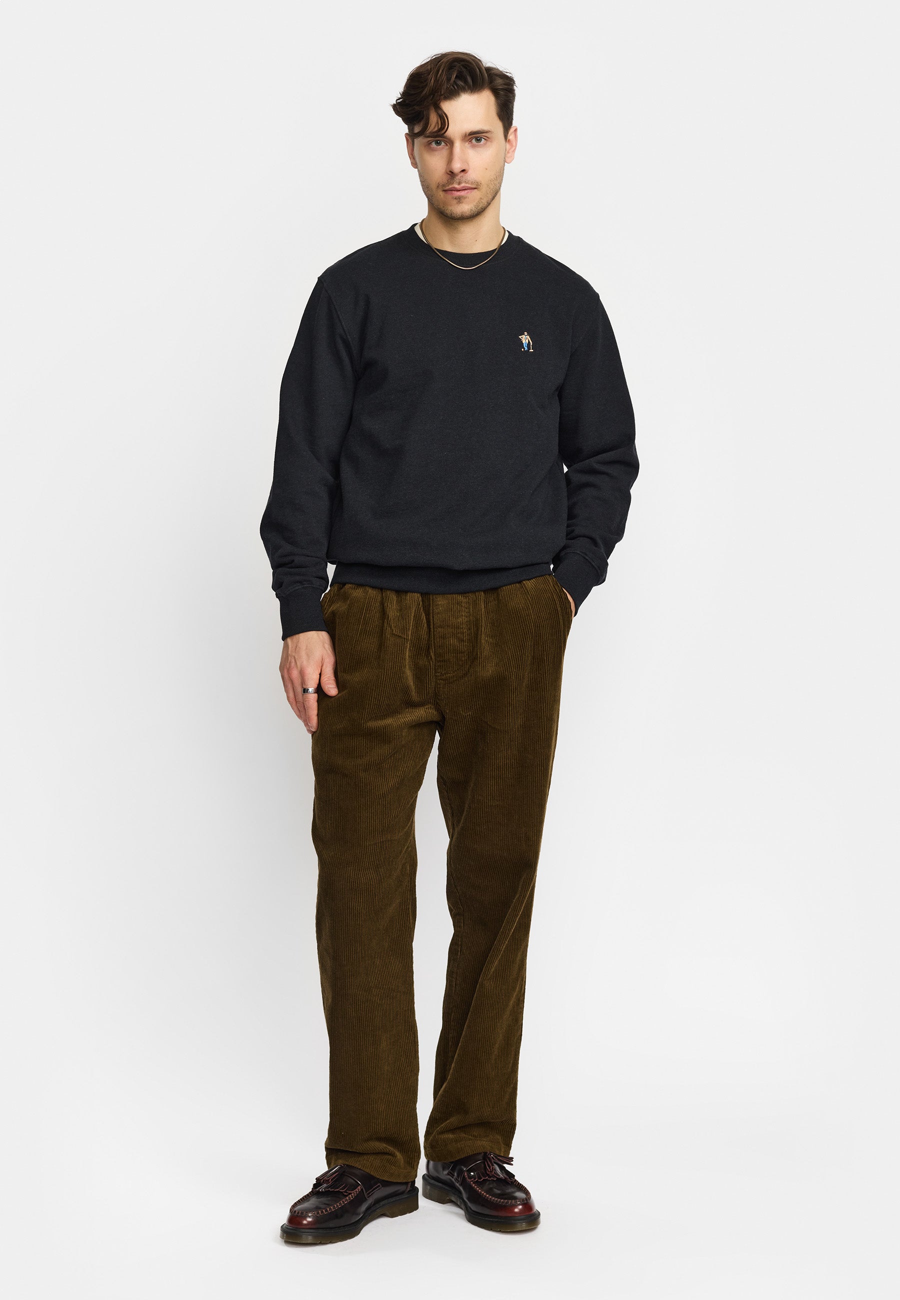 Revolution Application Sweatshirt Sweatshirts Black-melange