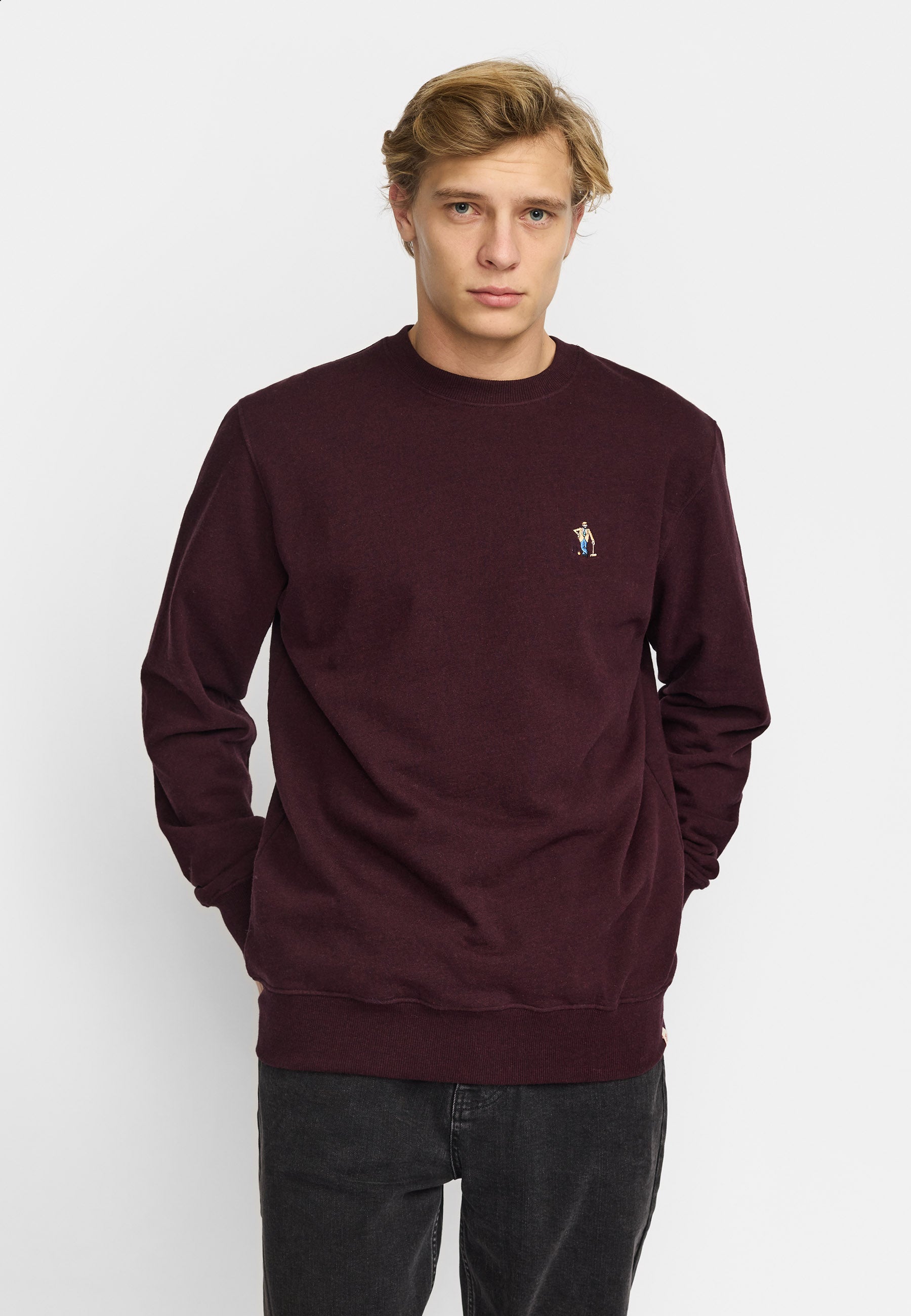 Revolution Application Sweatshirt Sweatshirts Burgundy