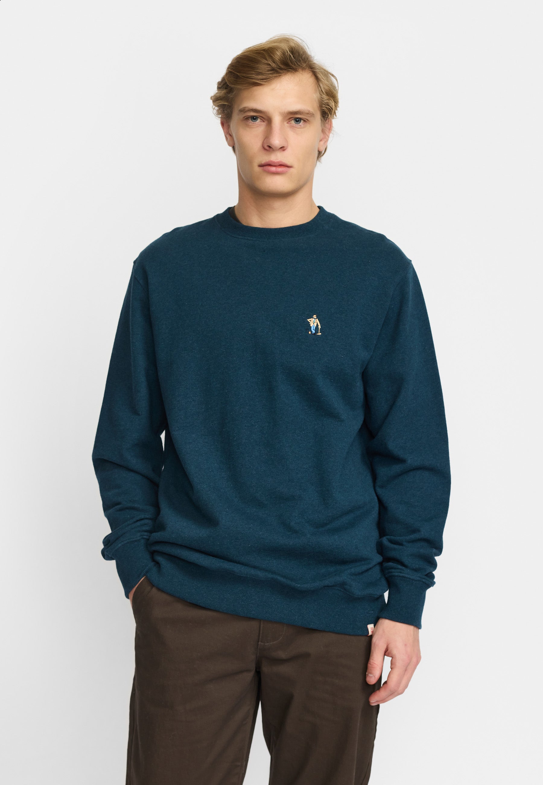 Revolution Application Sweatshirt Sweatshirts Darkpetrol-melange