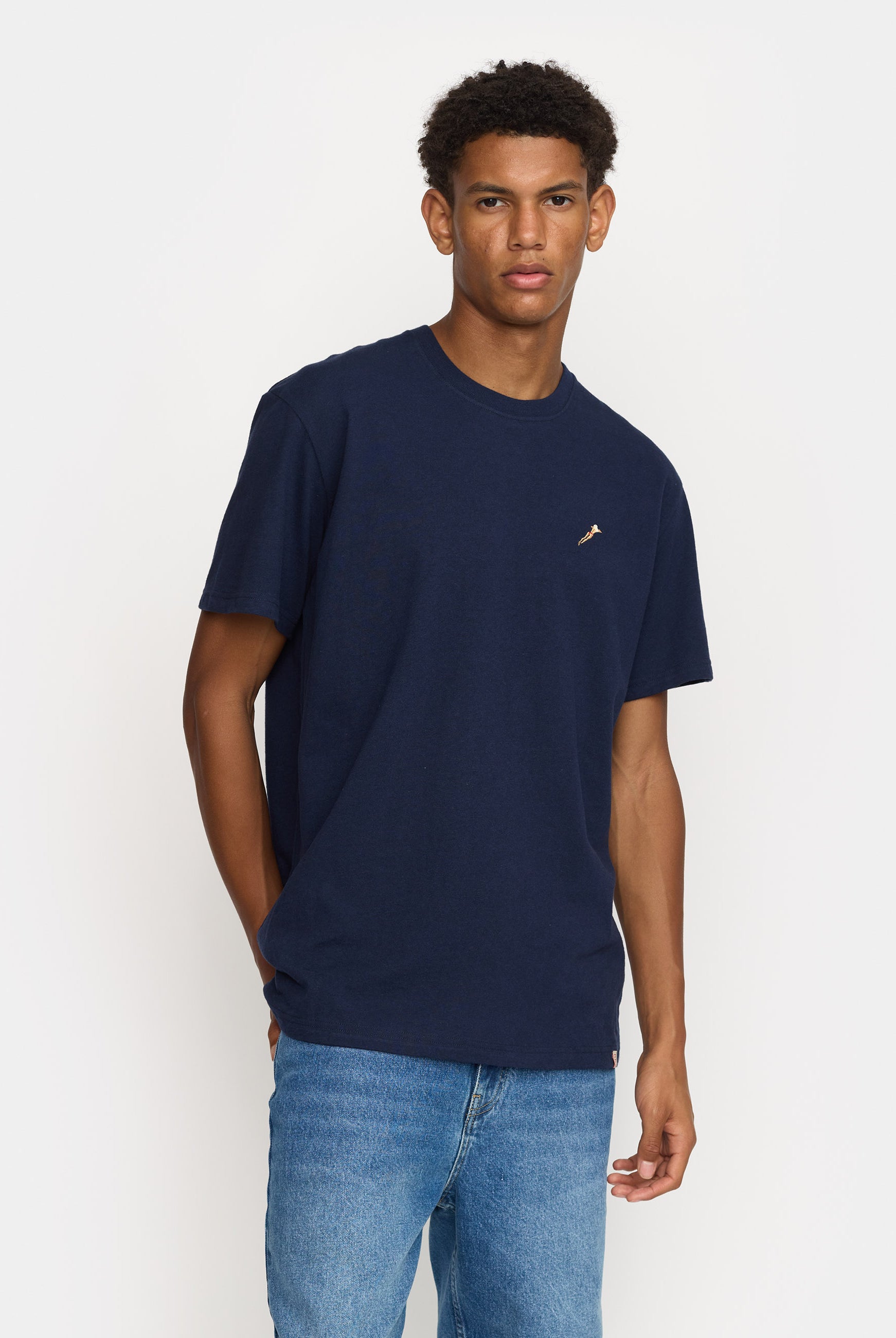 Revolution Application T-Shirt T-Shirts Navy-melange