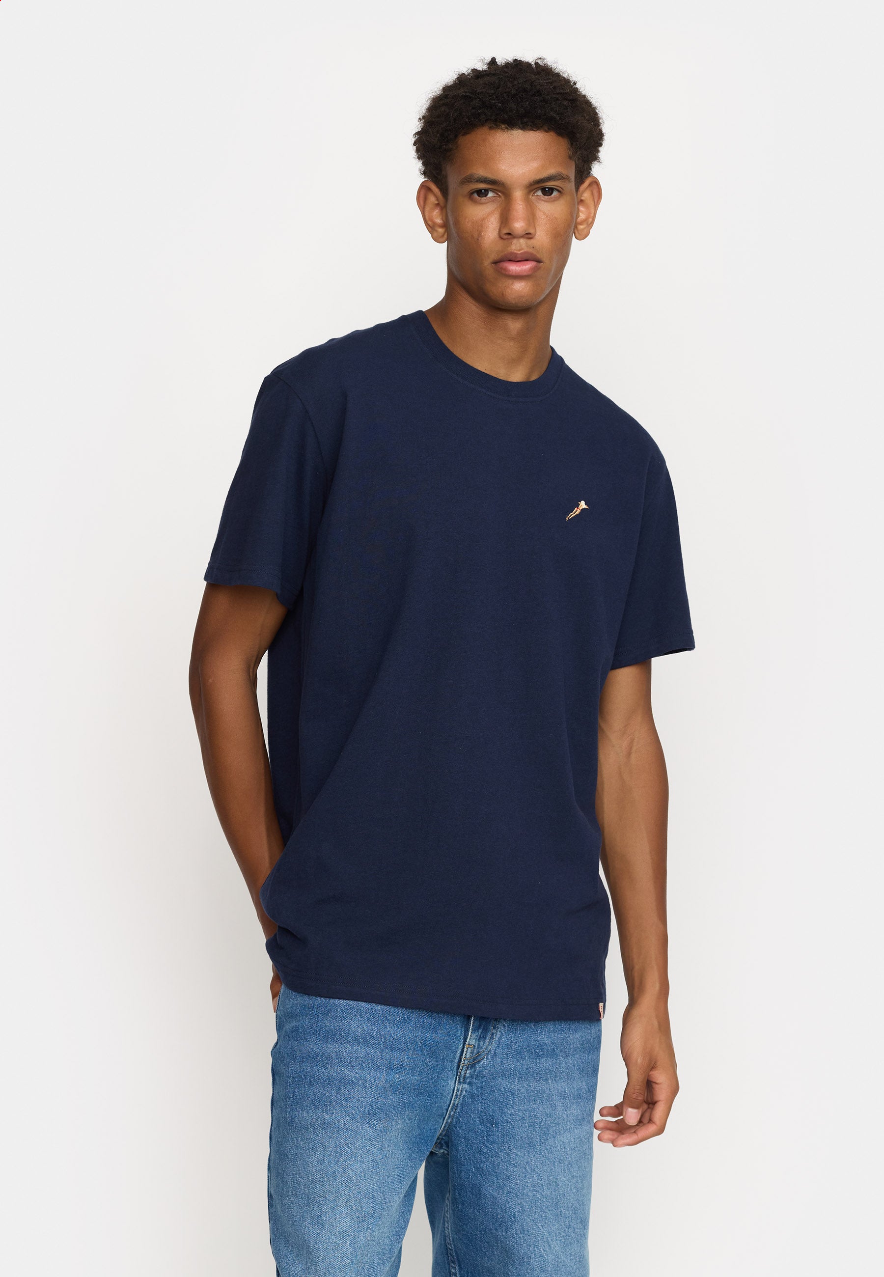 Revolution Application T-Shirt T-Shirts Navy-melange