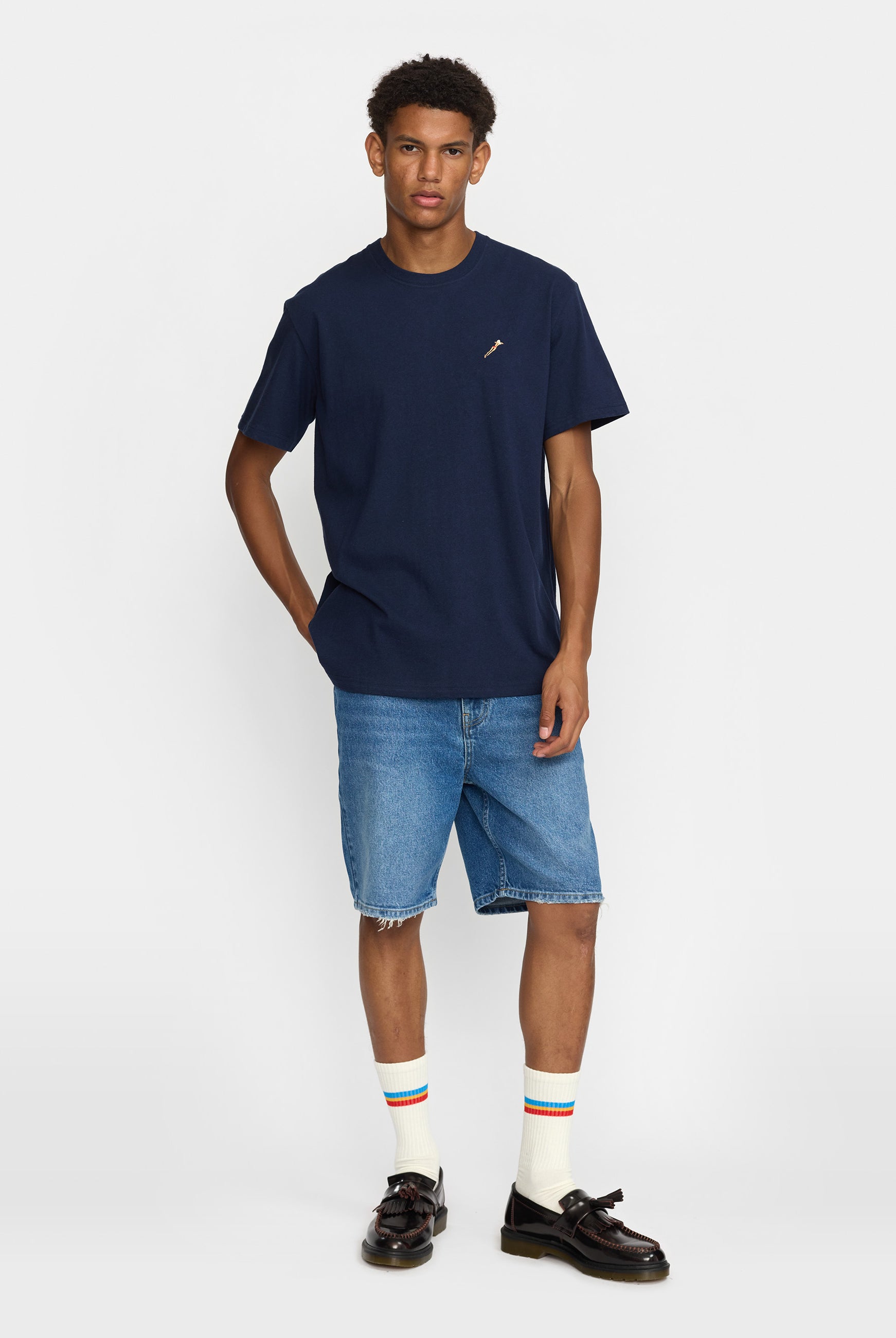 Revolution Application T-Shirt T-Shirts Navy-melange