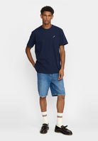 Revolution Application T-Shirt T-Shirts Navy-melange