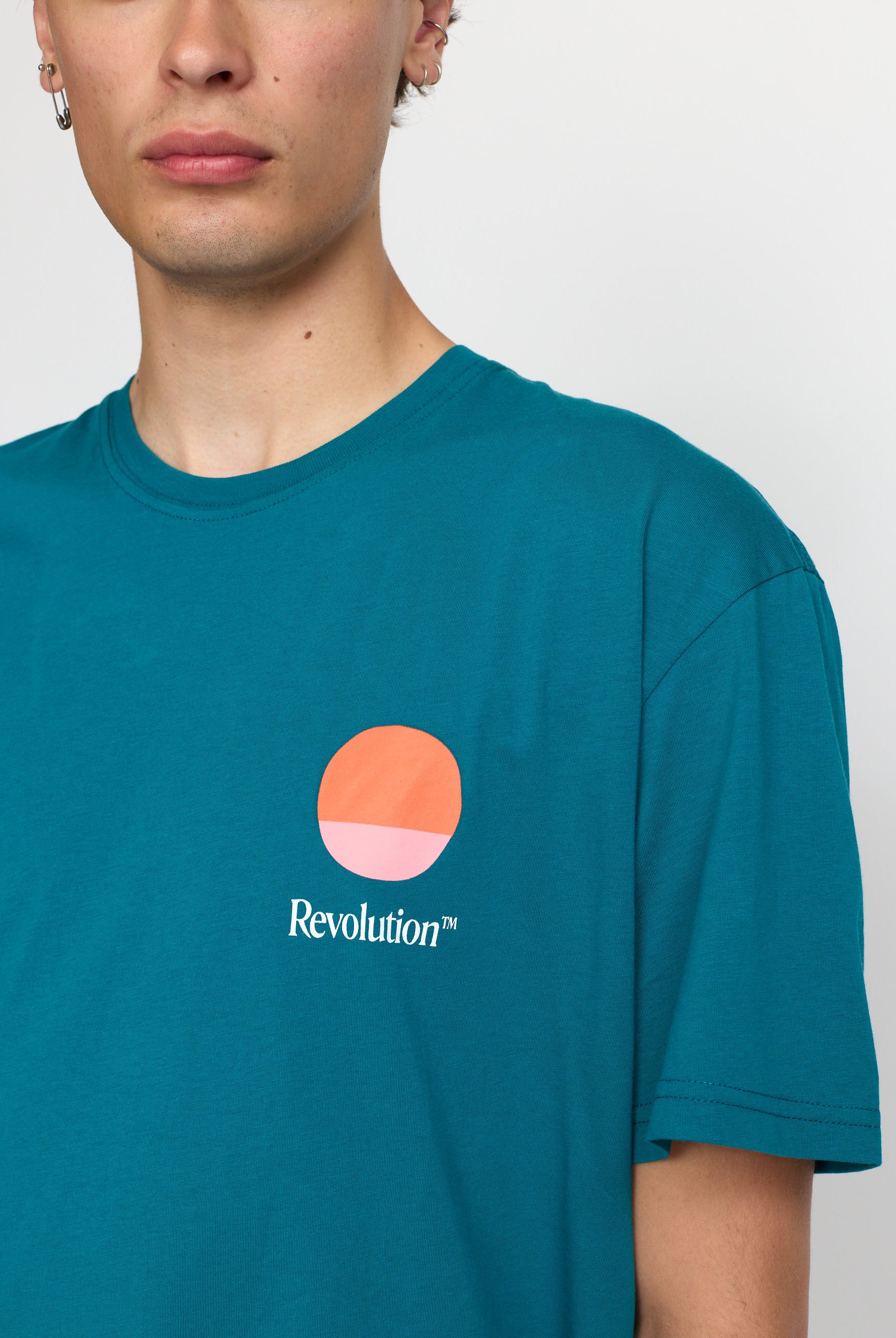 Revolution Application T-Shirt T-Shirts Petrol