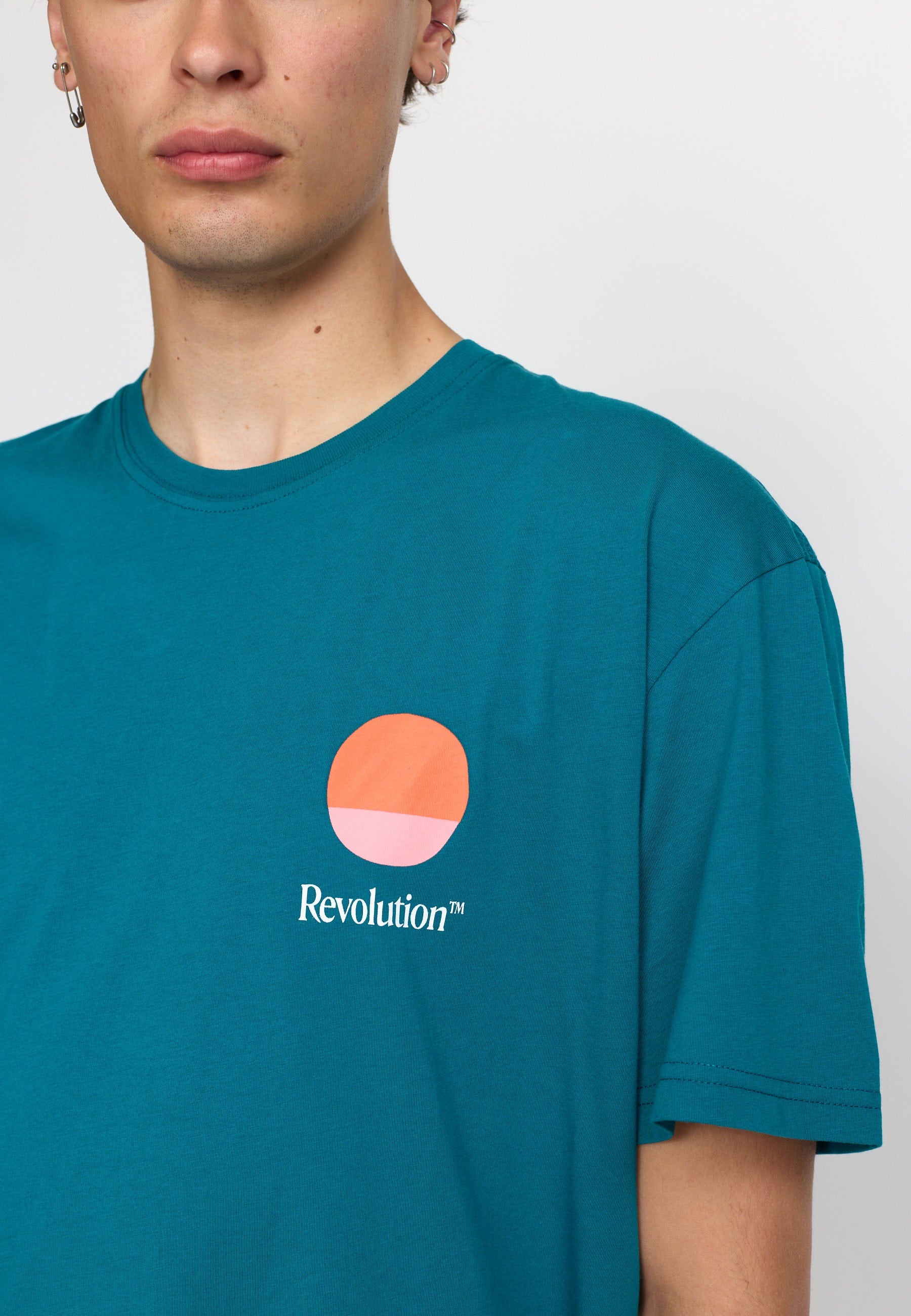 Revolution Application T-Shirt T-Shirts Petrol