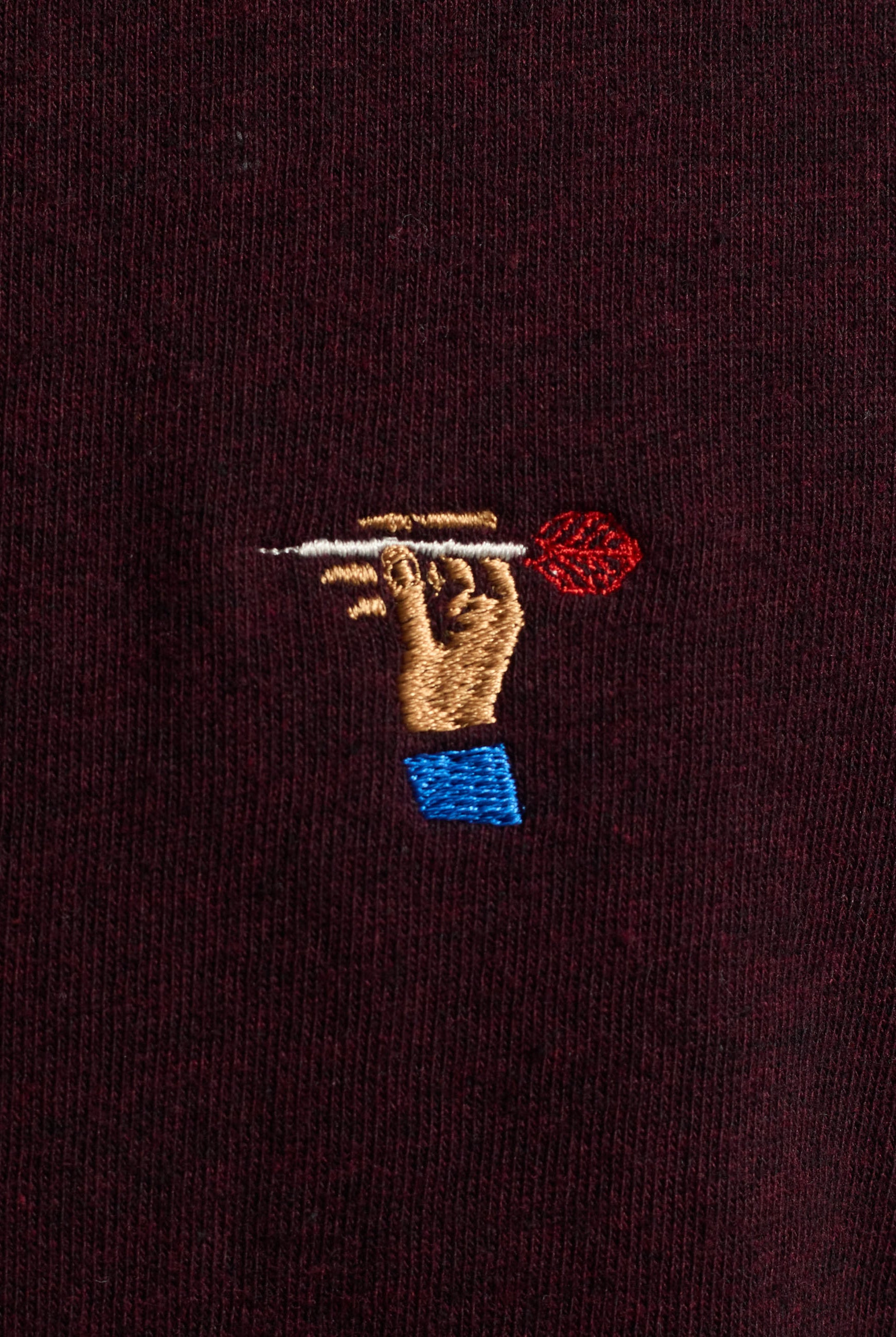 Revolution Application T-Shirt T-Shirts Burgundy