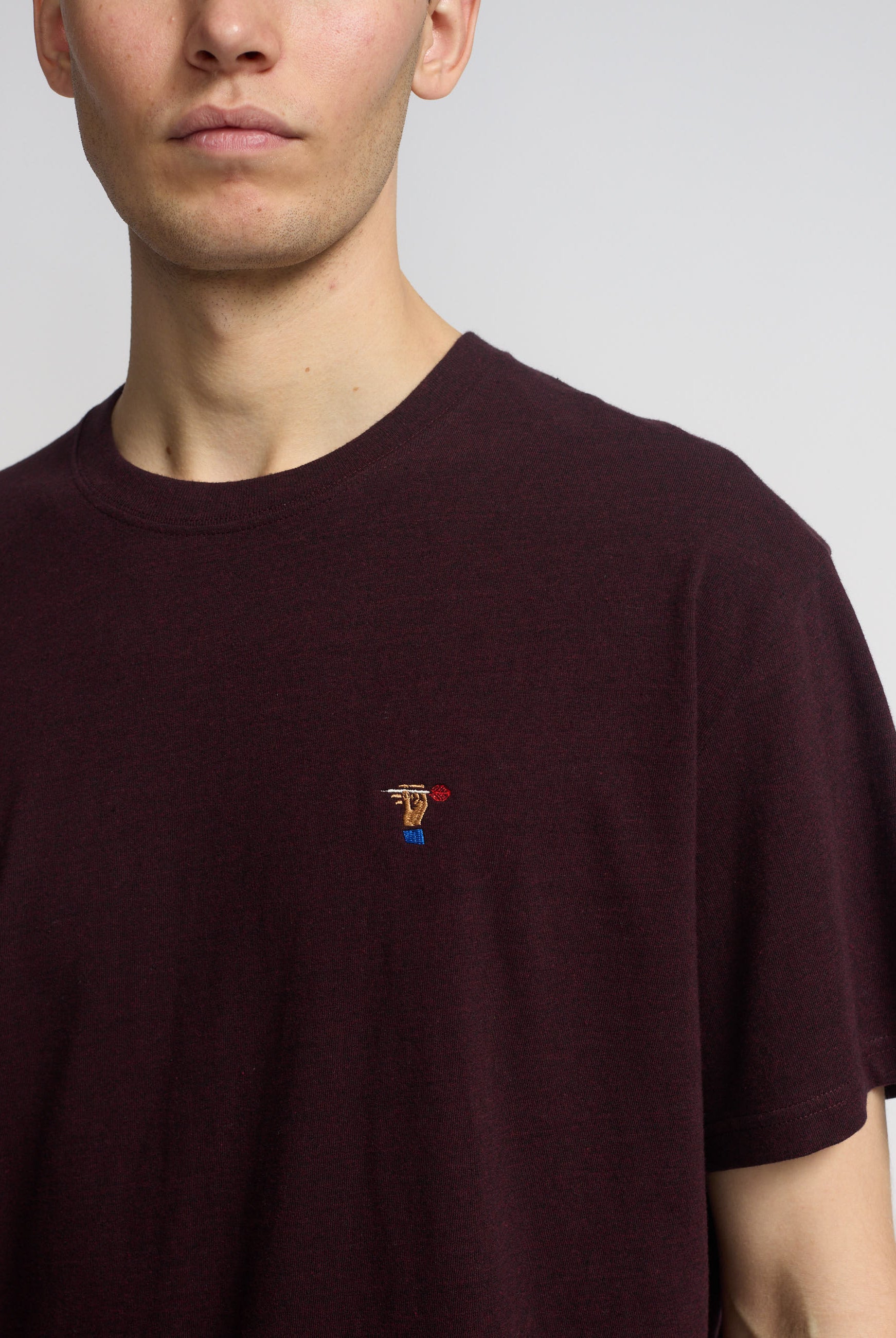 Revolution Application T-Shirt T-Shirts Burgundy