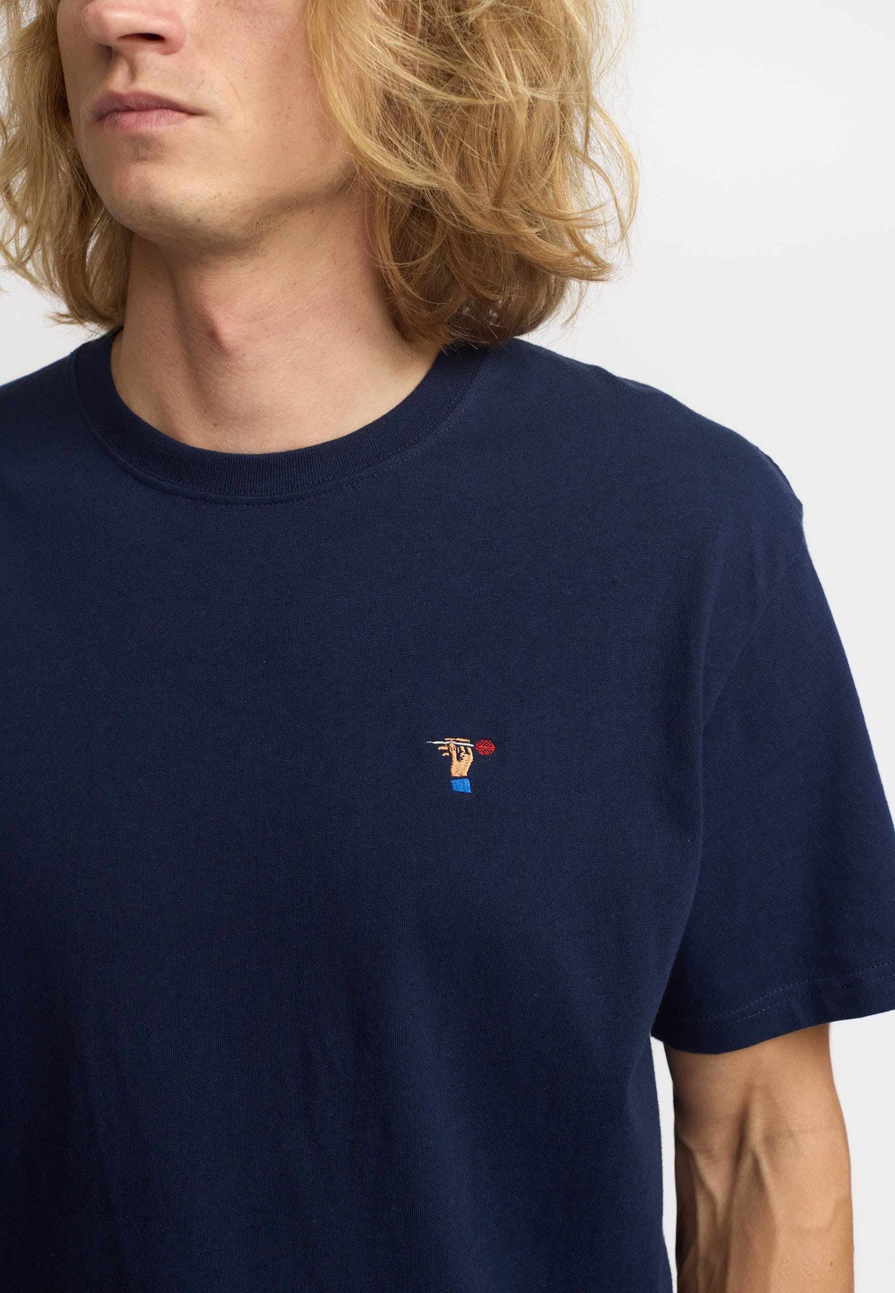 Revolution Application T-Shirt T-Shirts Navy-melange