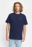 Revolution Application T-Shirt T-Shirts Navy-melange