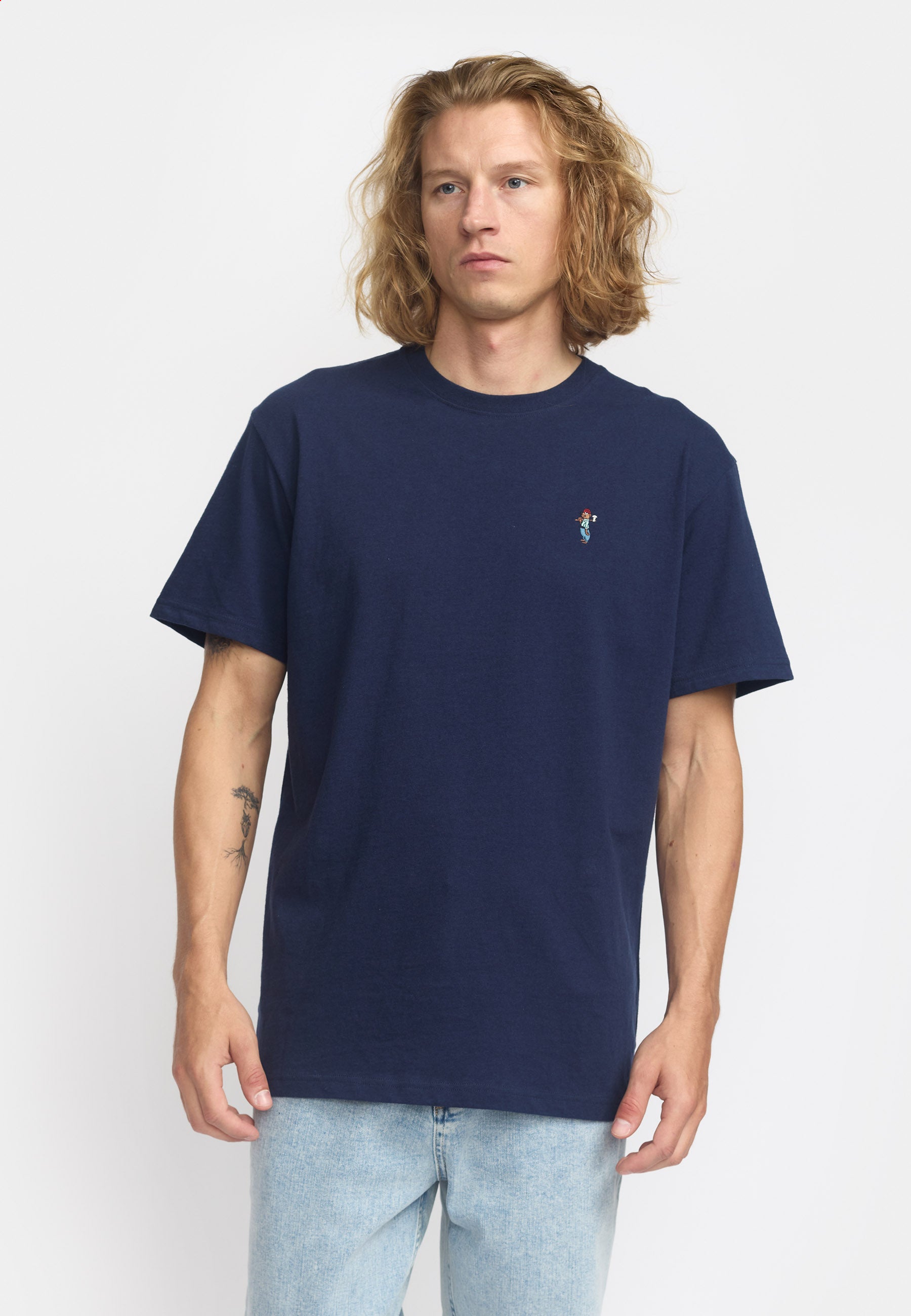 Revolution Application T-Shirt T-Shirts Navy-melange