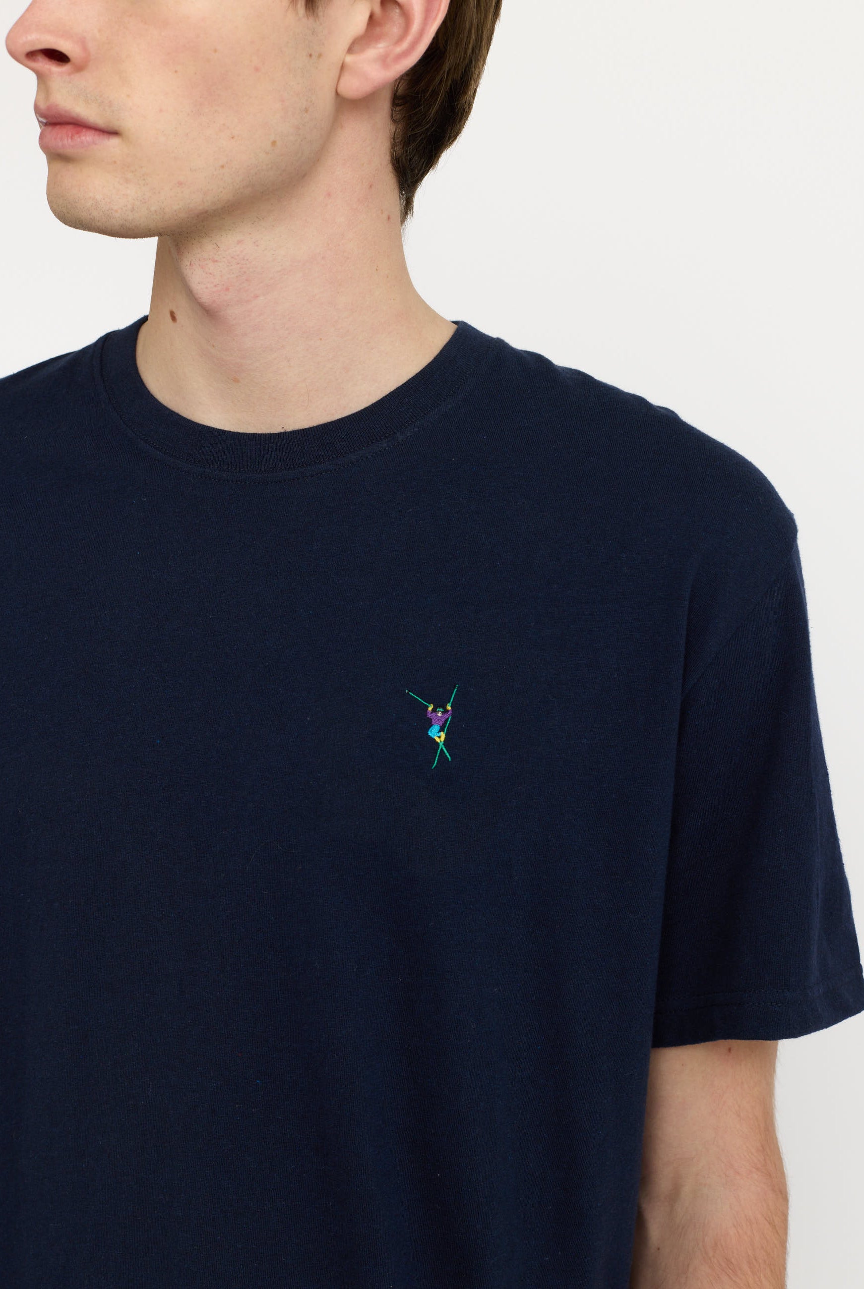 Revolution Application T-Shirt T-Shirts Navy-melange