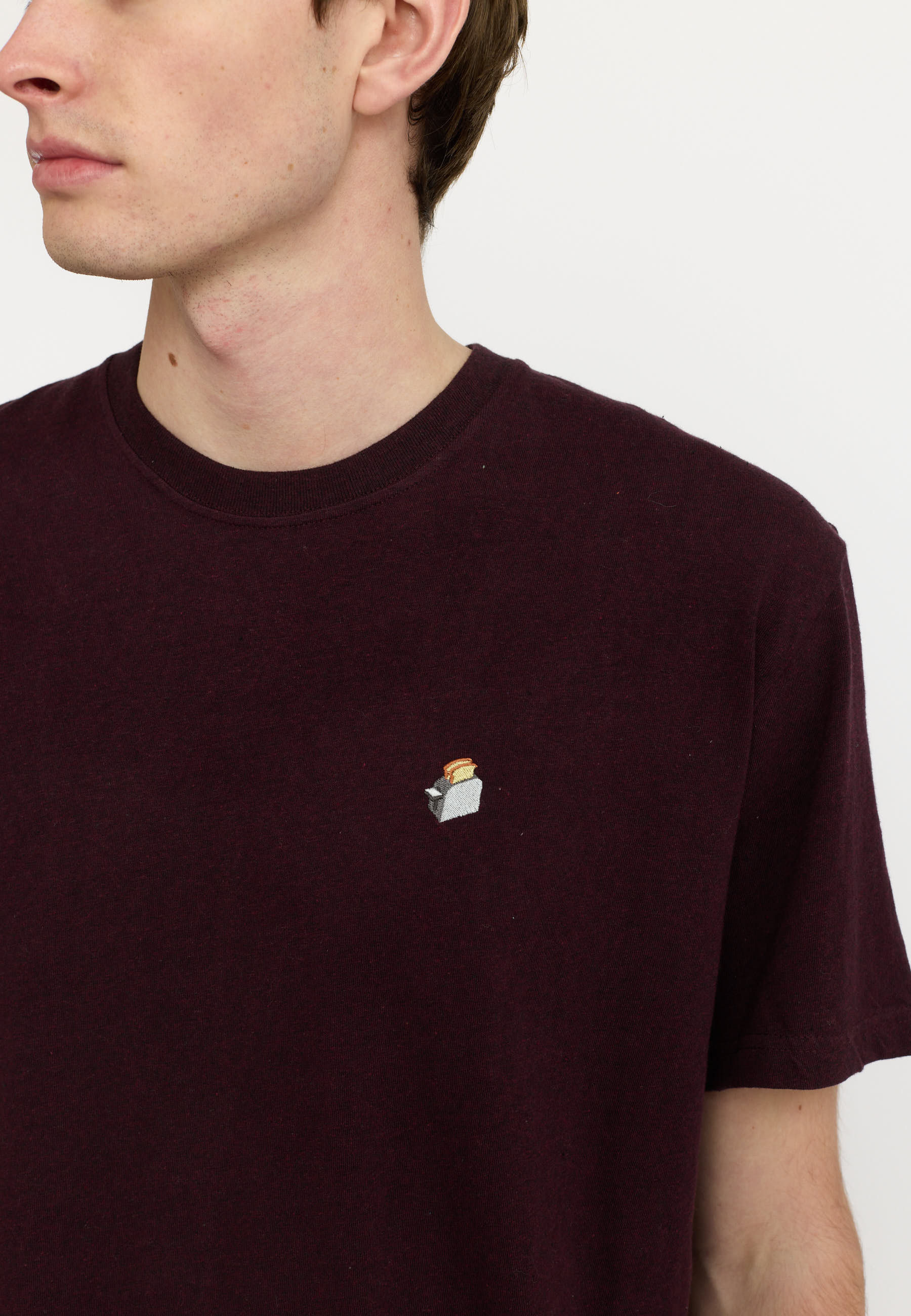Revolution Application T-Shirt T-Shirts Burgundy