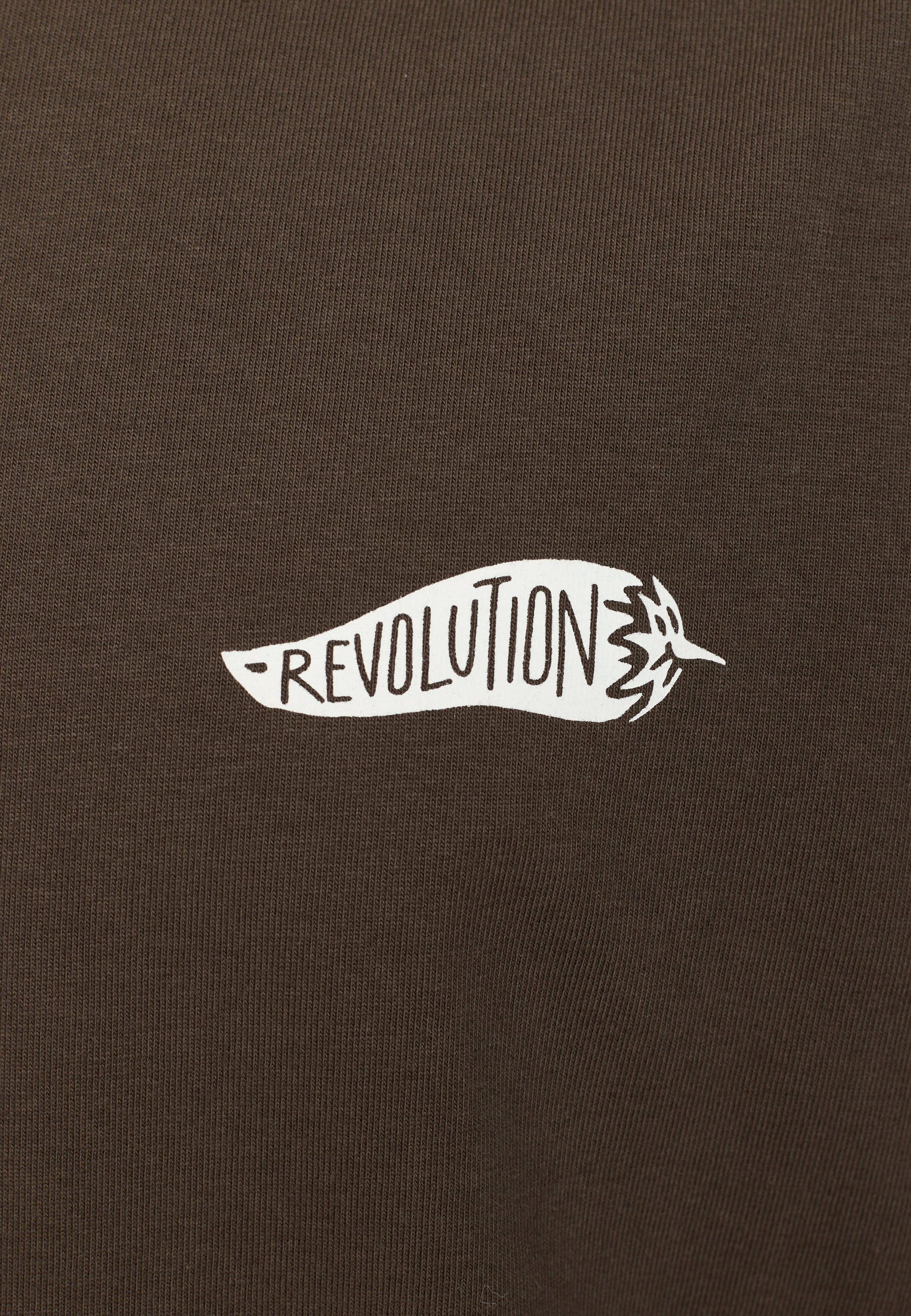 Revolution Application T-Shirt T-Shirts Brown