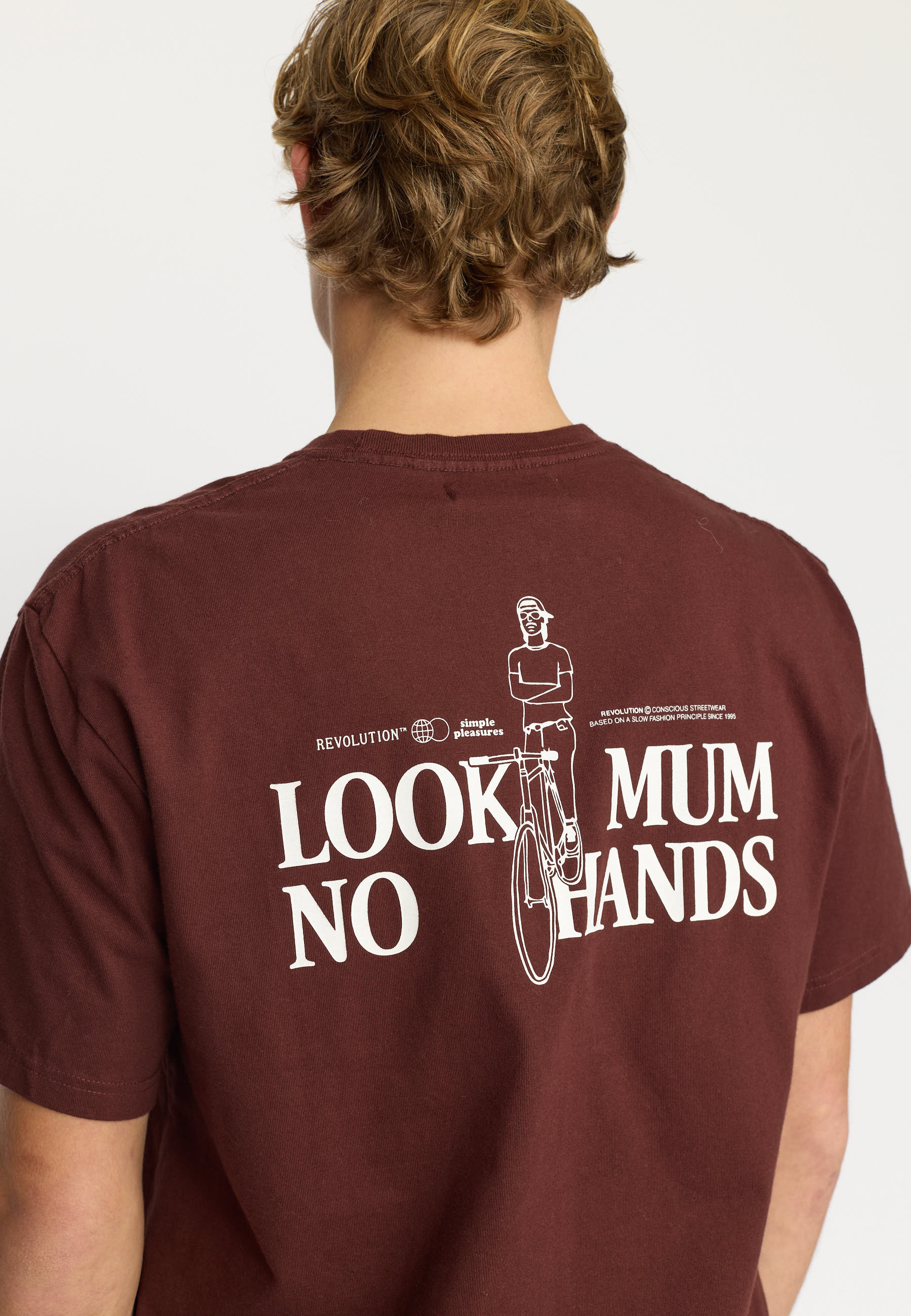 Revolution Application T-Shirt T-Shirts Burgundy