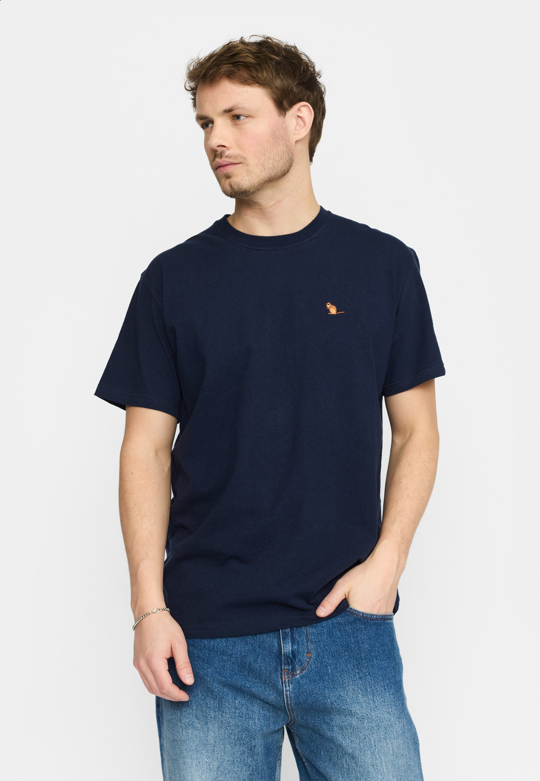 Revolution Application T-Shirt T-Shirts Navy-melange