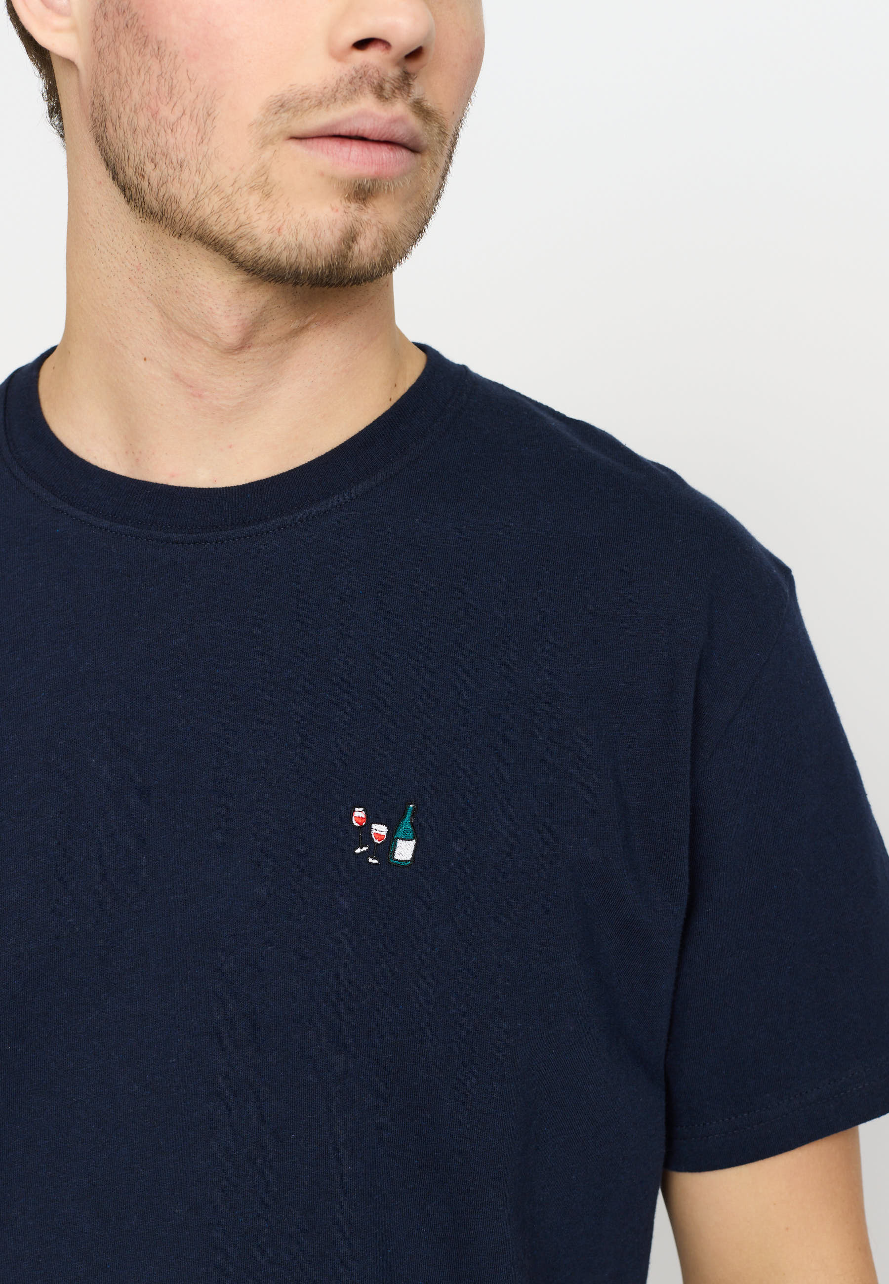Revolution Application T-Shirt T-Shirts Navy-melange
