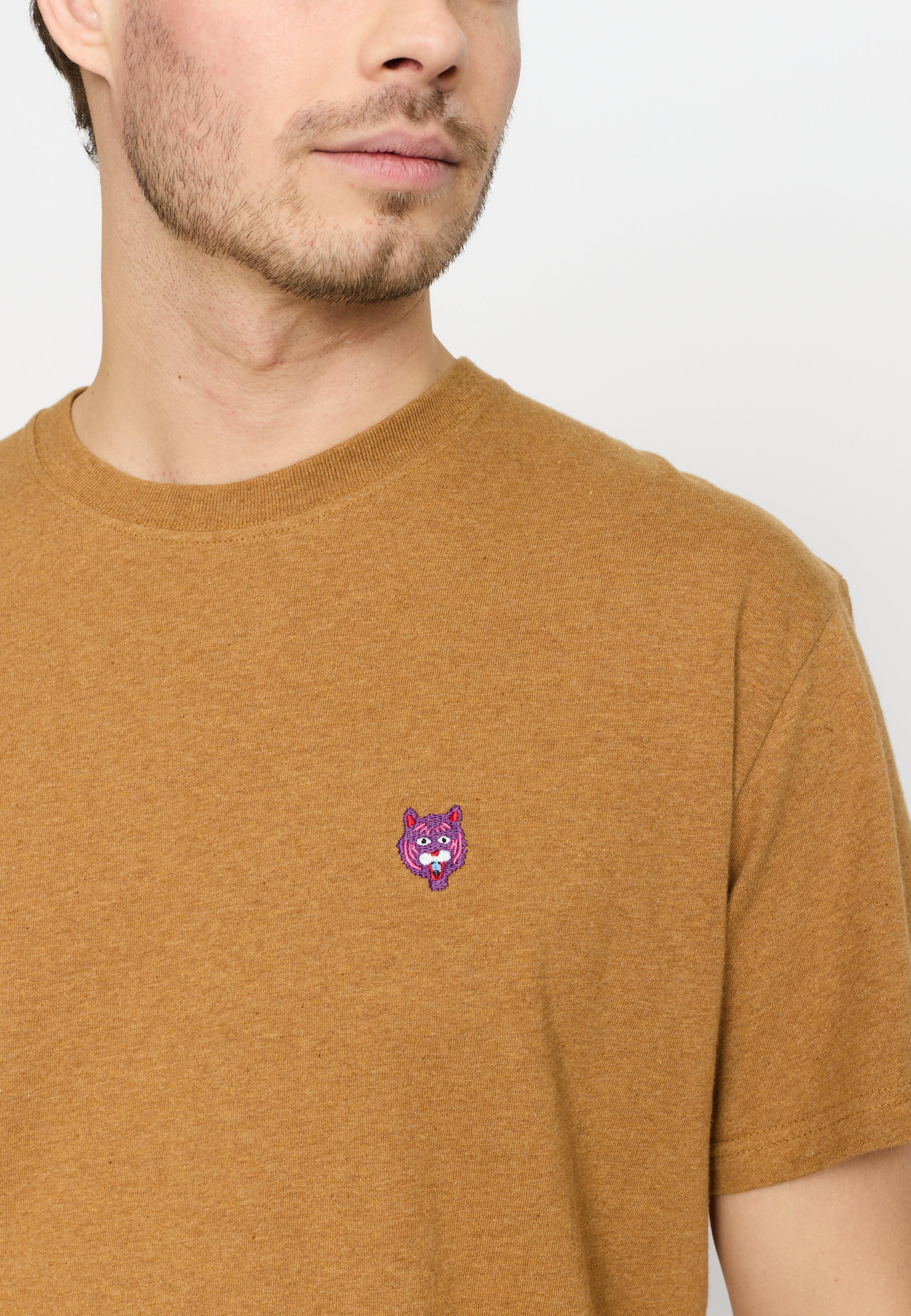 Revolution Application T-Shirt T-Shirts Lightbrown-melange