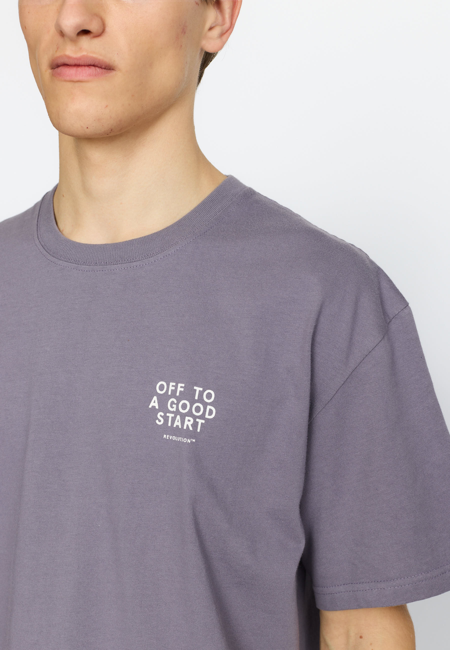 Revolution Application T-Shirt T-Shirts Purple