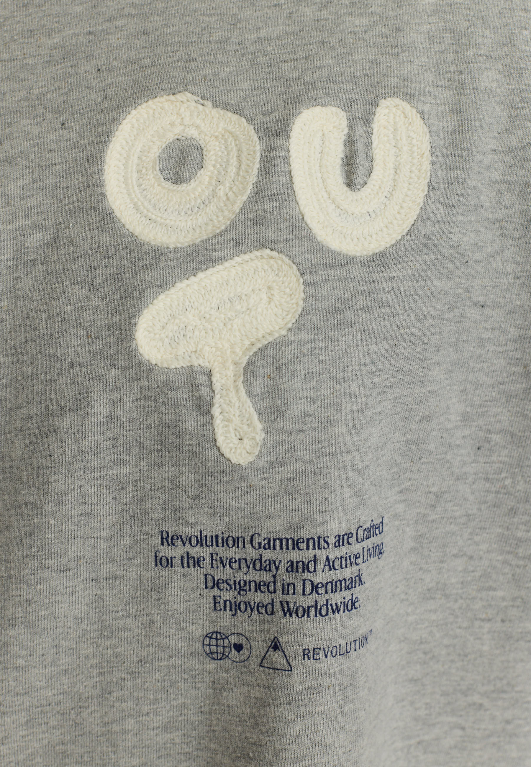 Revolution Application T-Shirt T-Shirts Grey-melange