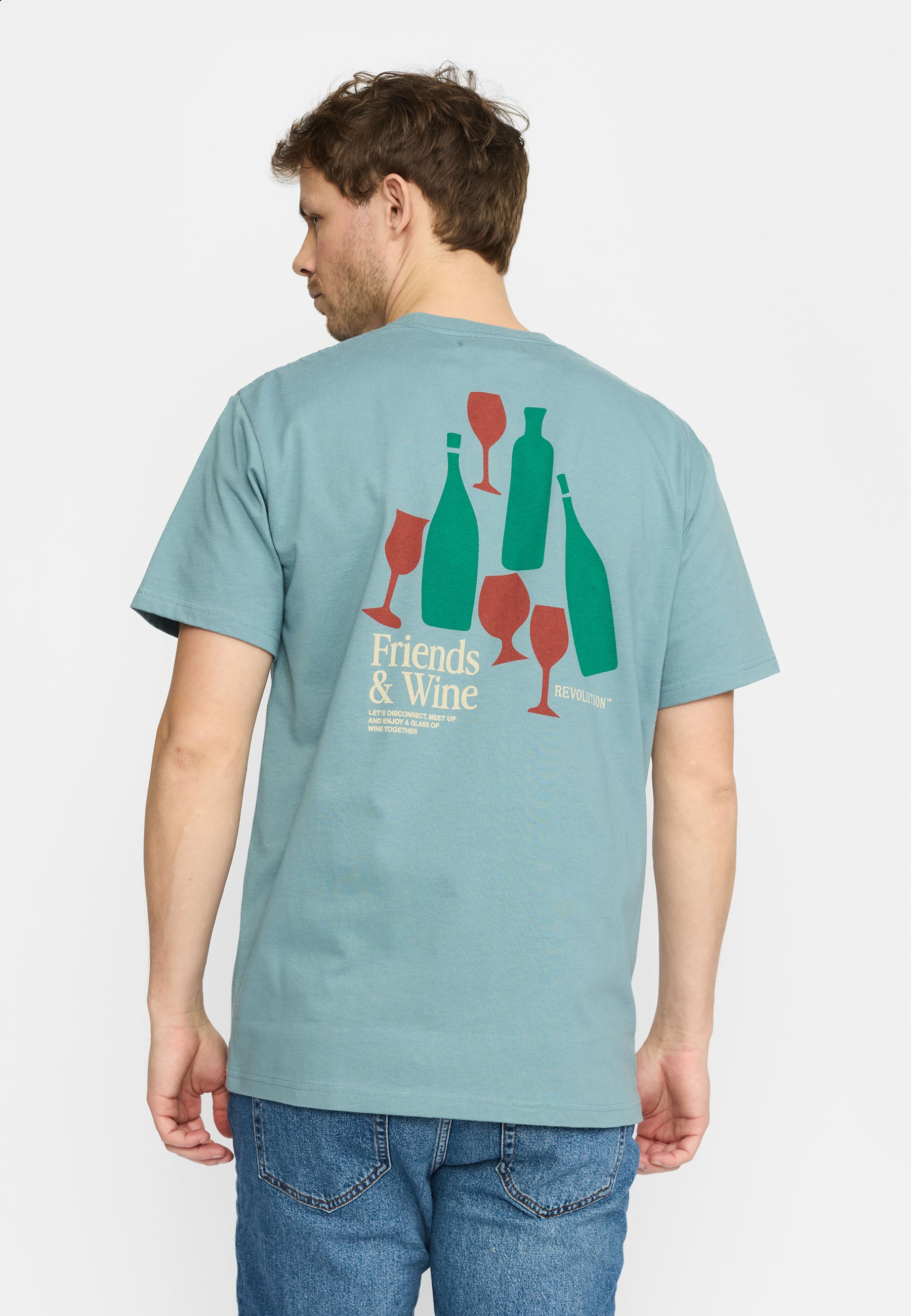 Revolution Application T-Shirt T-Shirts Blue