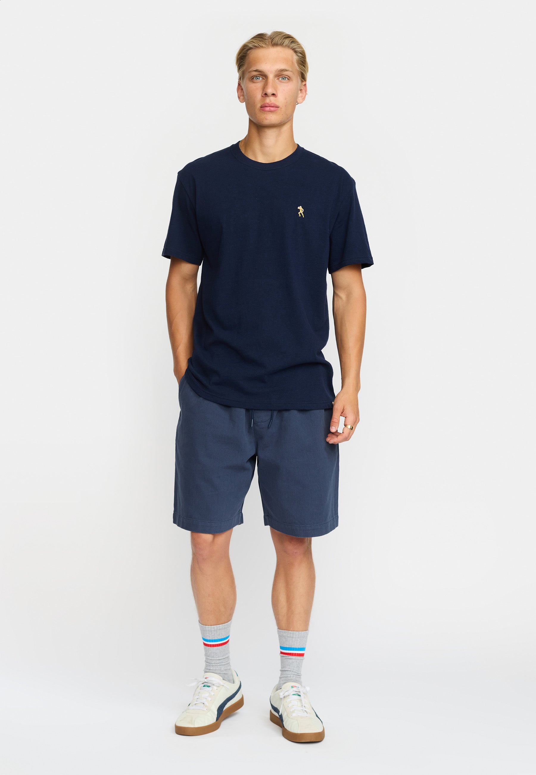 Revolution Application T-Shirt T-Shirts Navy-melange