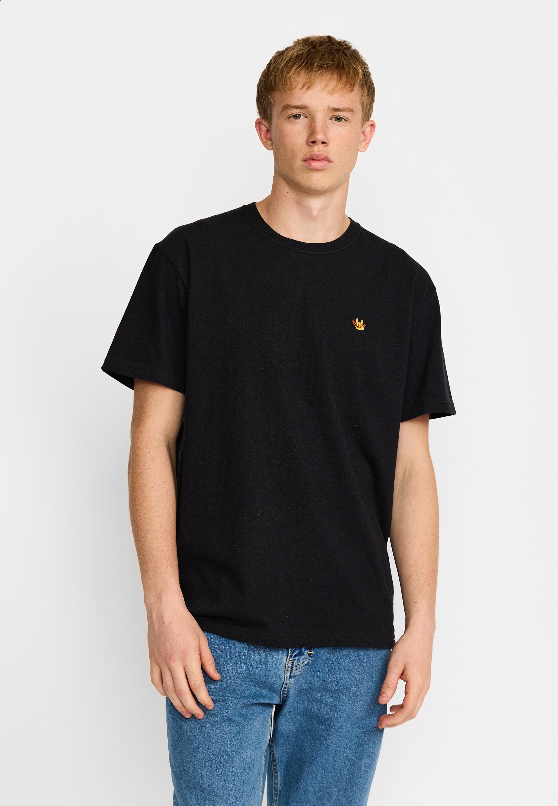 Revolution Application T-Shirt T-Shirts Black-melange
