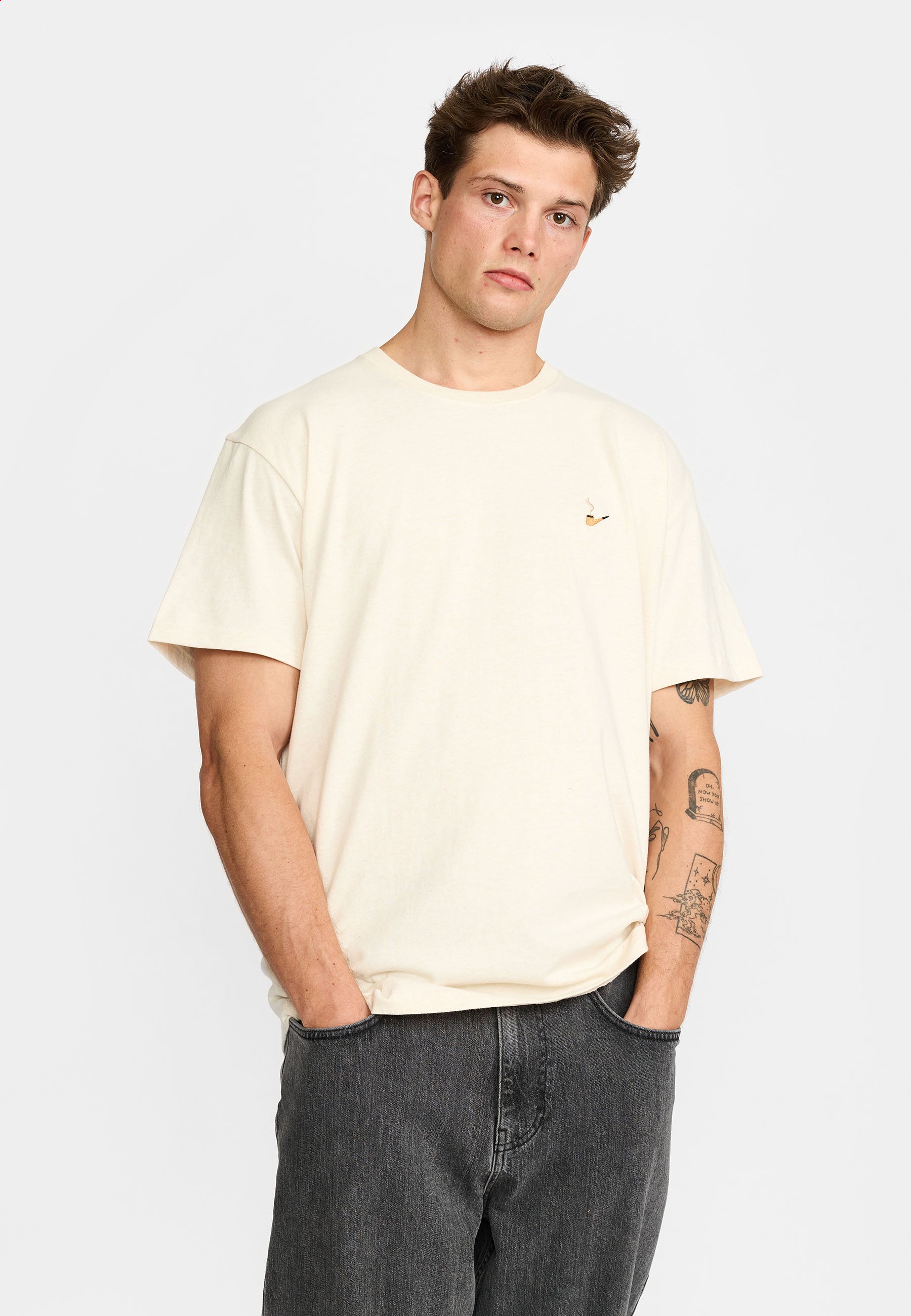 Revolution Application T-Shirt T-Shirts Offwhite-melange