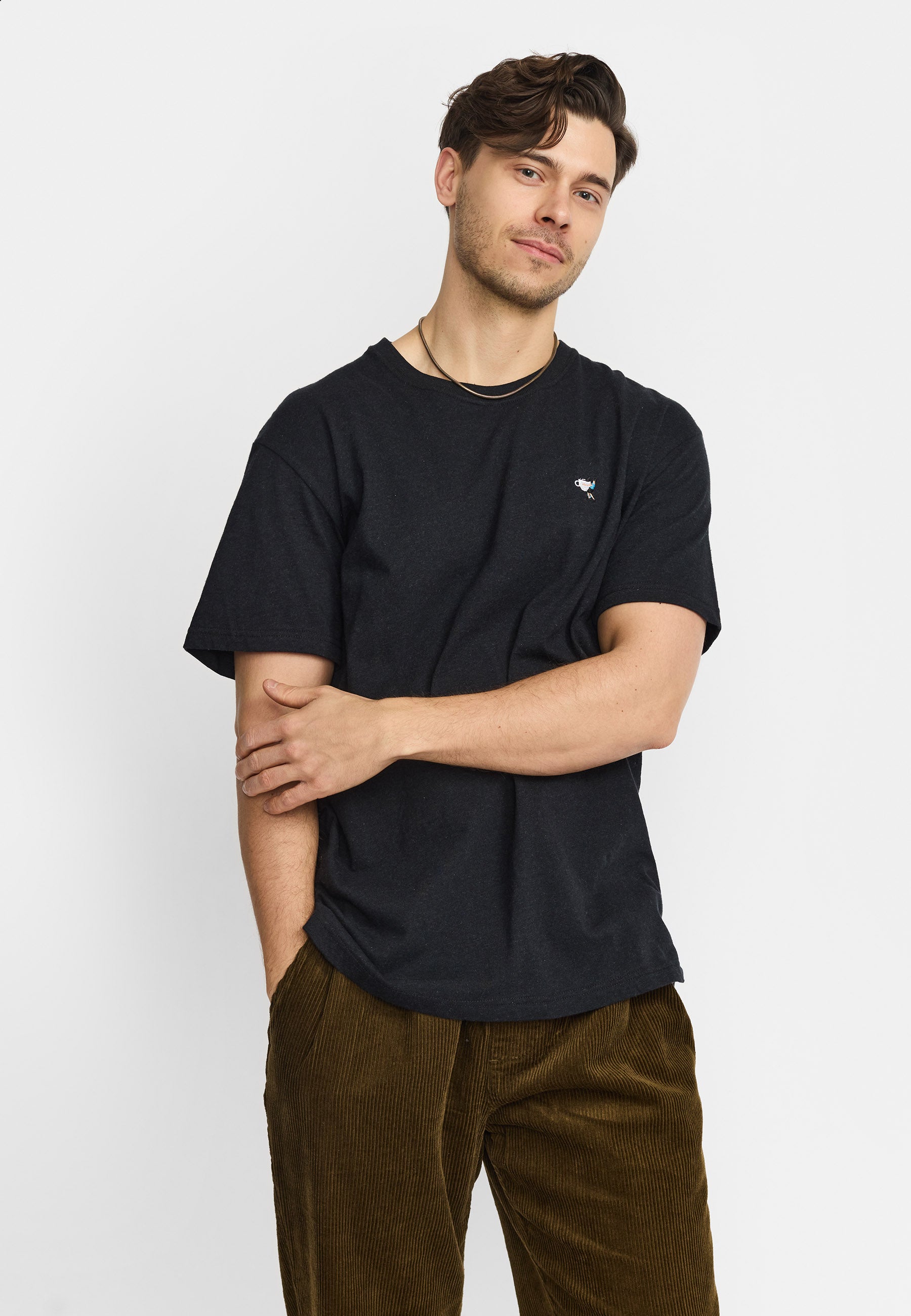 Revolution Application T-Shirt T-Shirts Black-melange