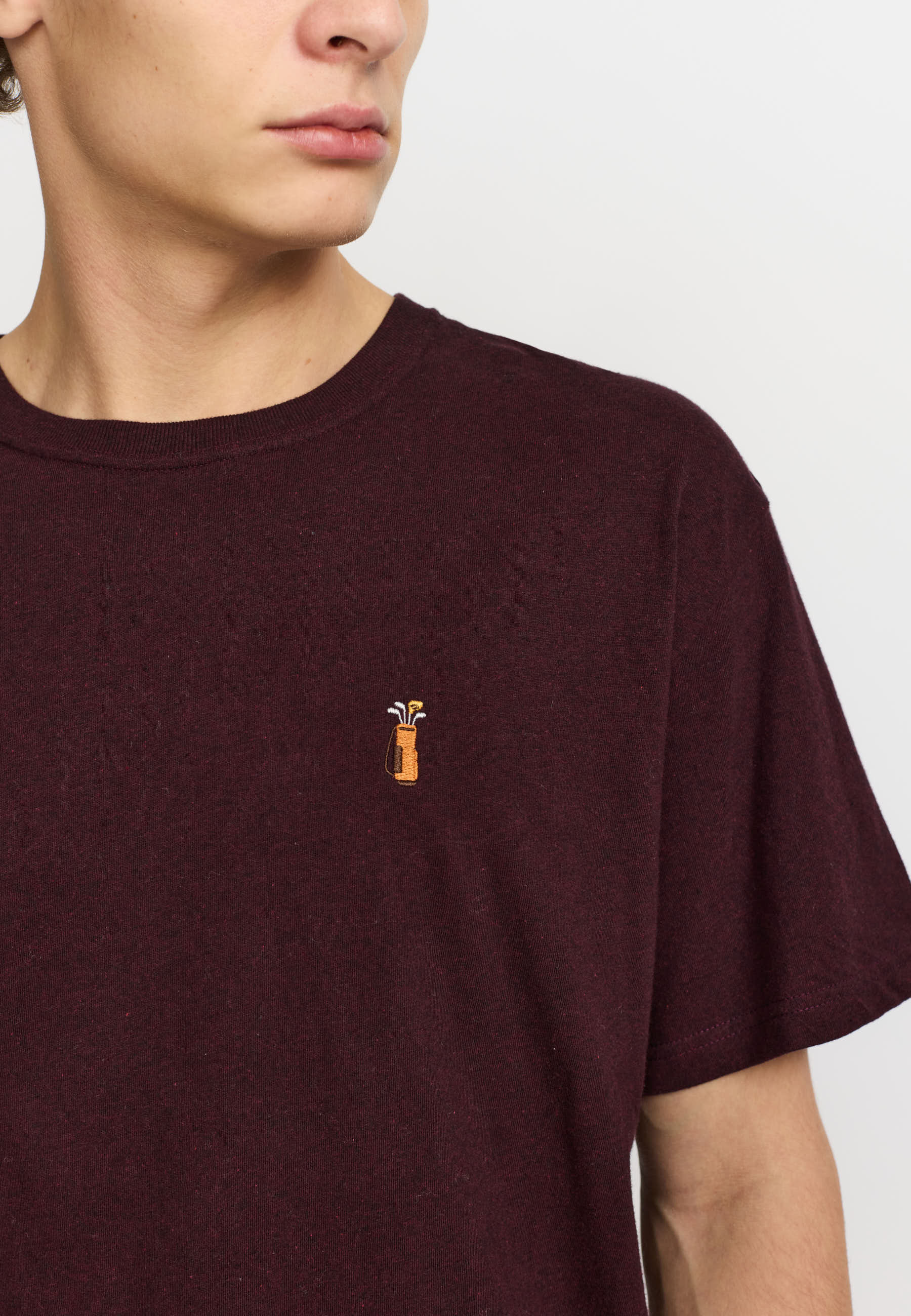 Revolution Application T-Shirt T-Shirts Burgundy