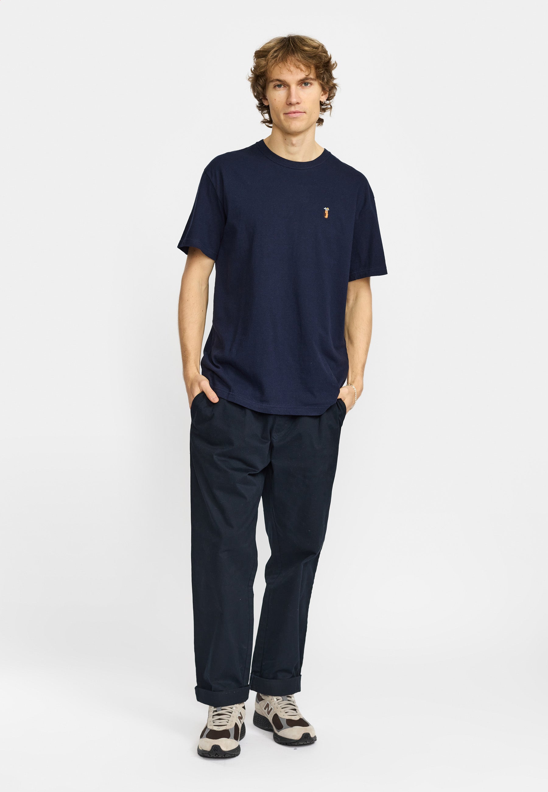 Revolution Application T-Shirt T-Shirts Navy-melange