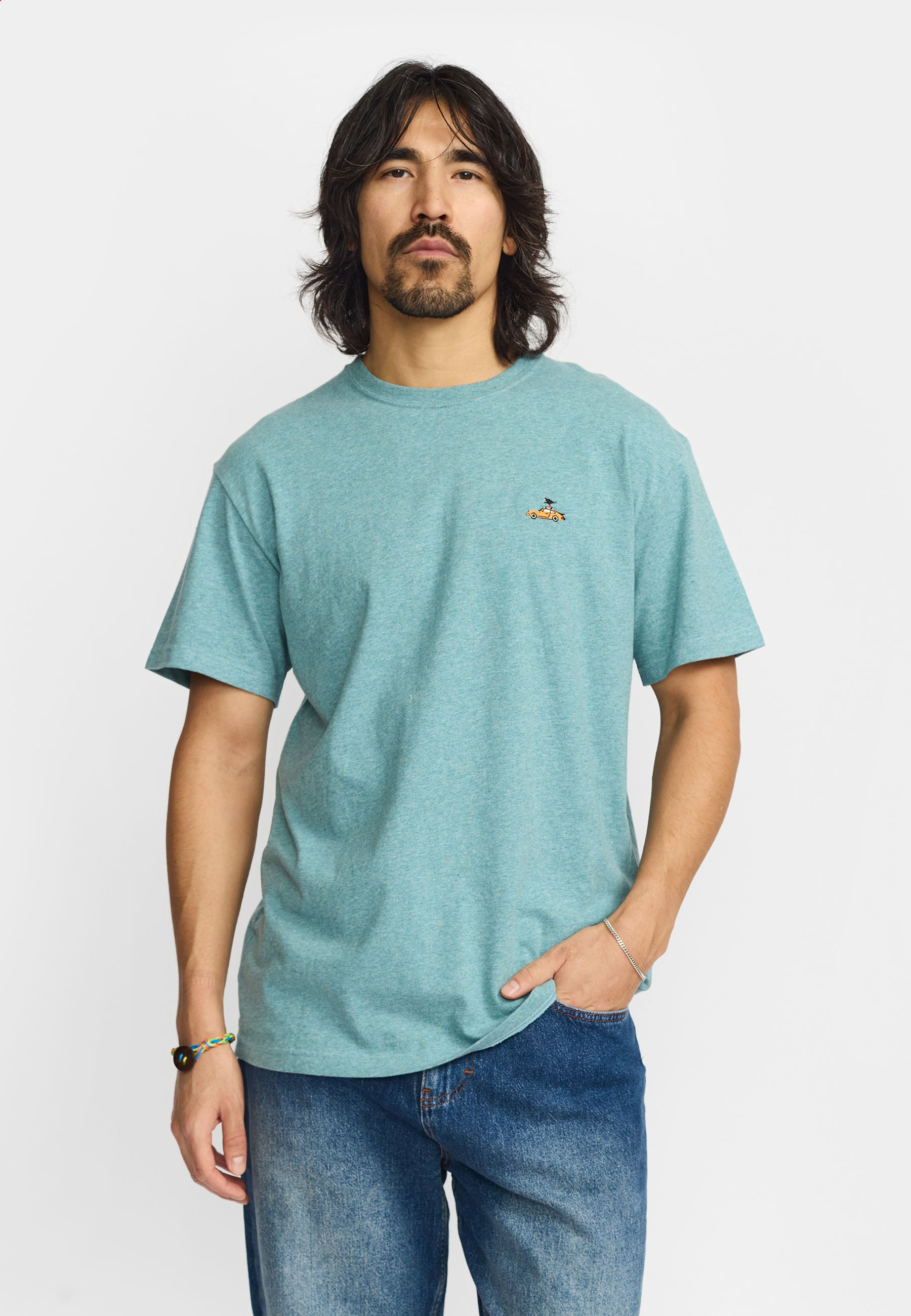 Revolution Application T-Shirt T-Shirts Turqouise-melange