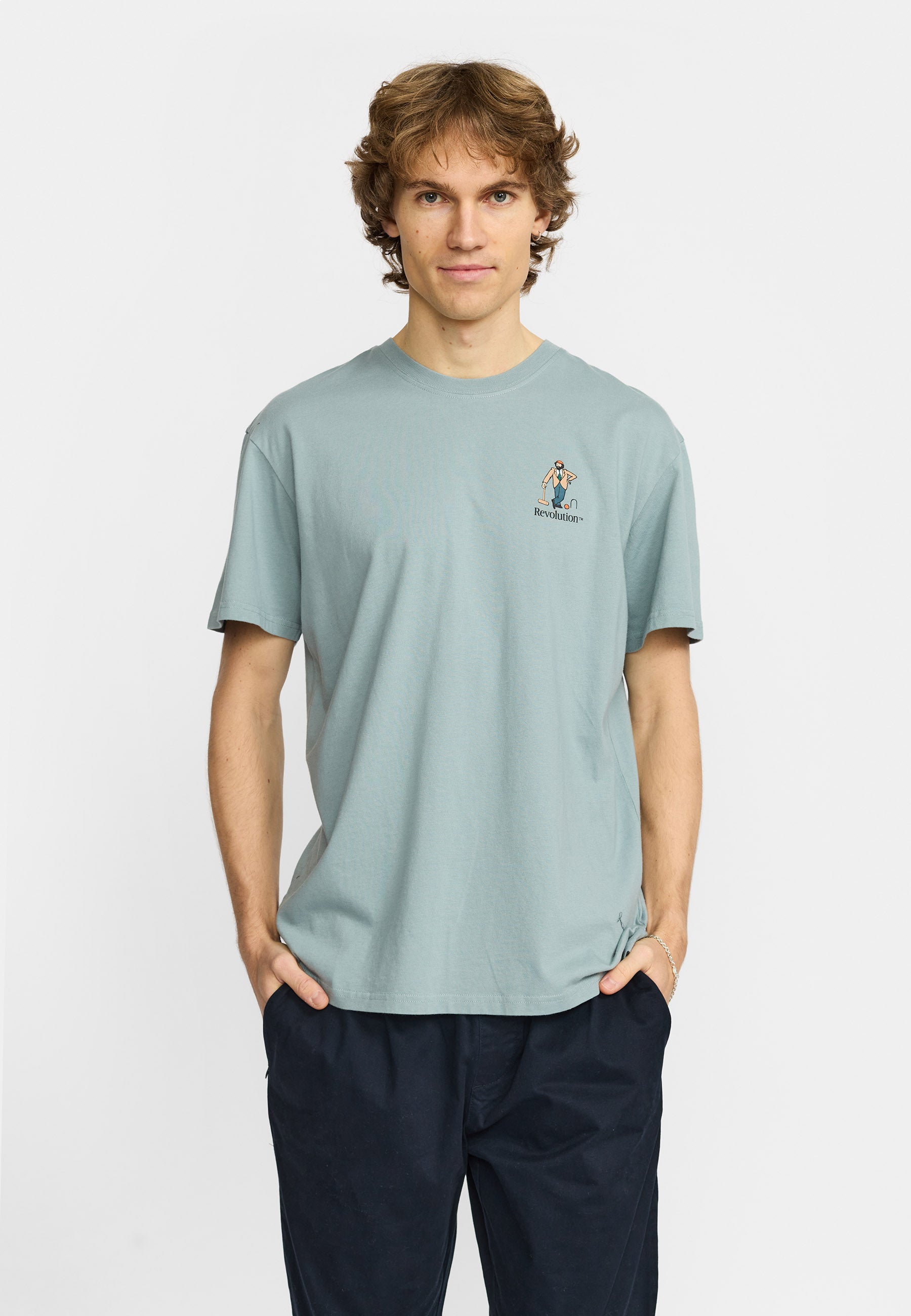 Revolution Application T-Shirt T-Shirts Dustblue