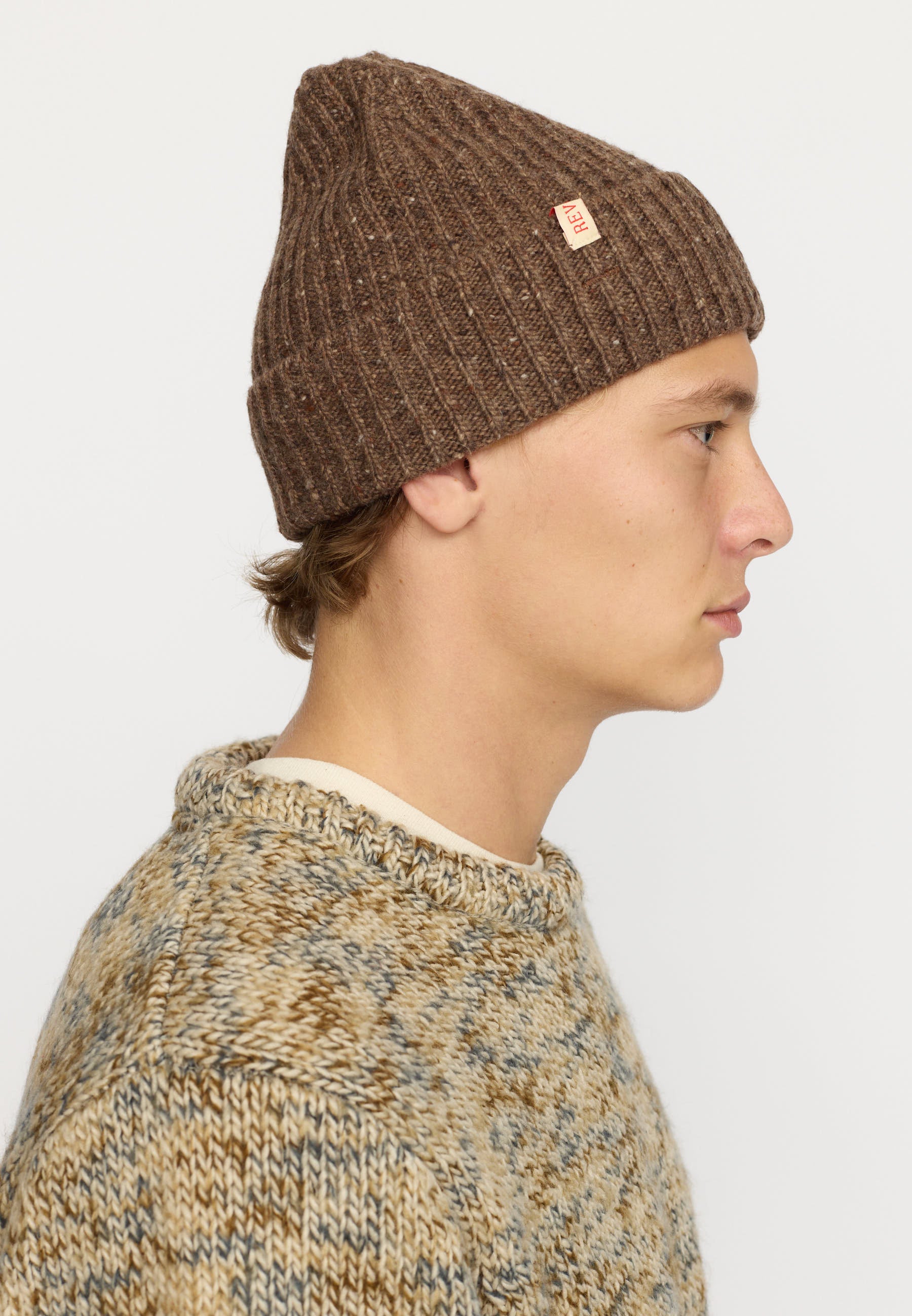 Revolution Beanie Melange Headwear Brown