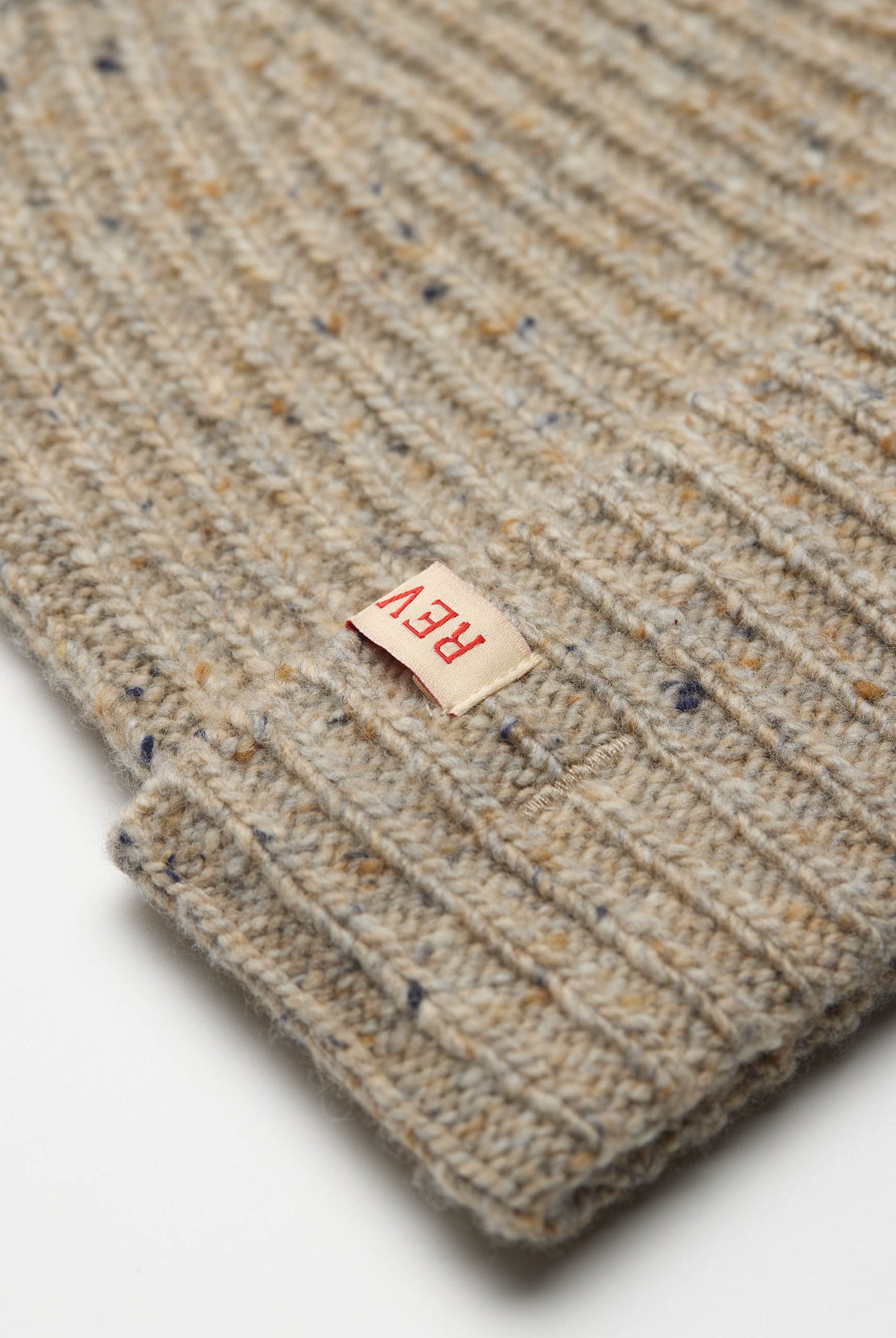 Revolution Beanie Melange Headwear Offwhite