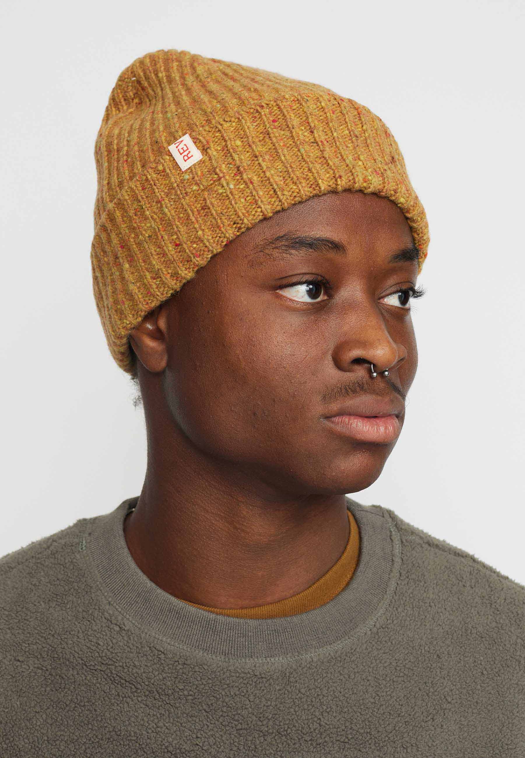 Revolution Beanie Melange Headwear Yellow