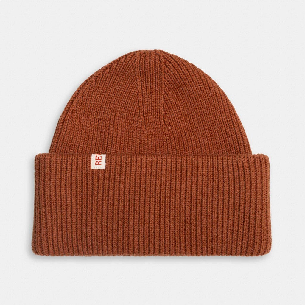Revolution Big Fold Up Beanie Headwear Darkred