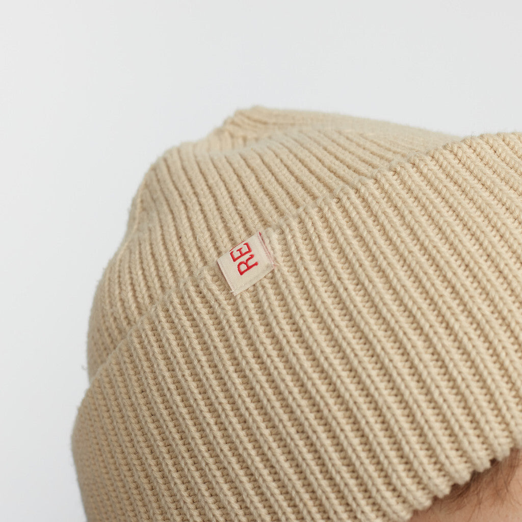 Revolution Big Fold Up Beanie Headwear Offwhite