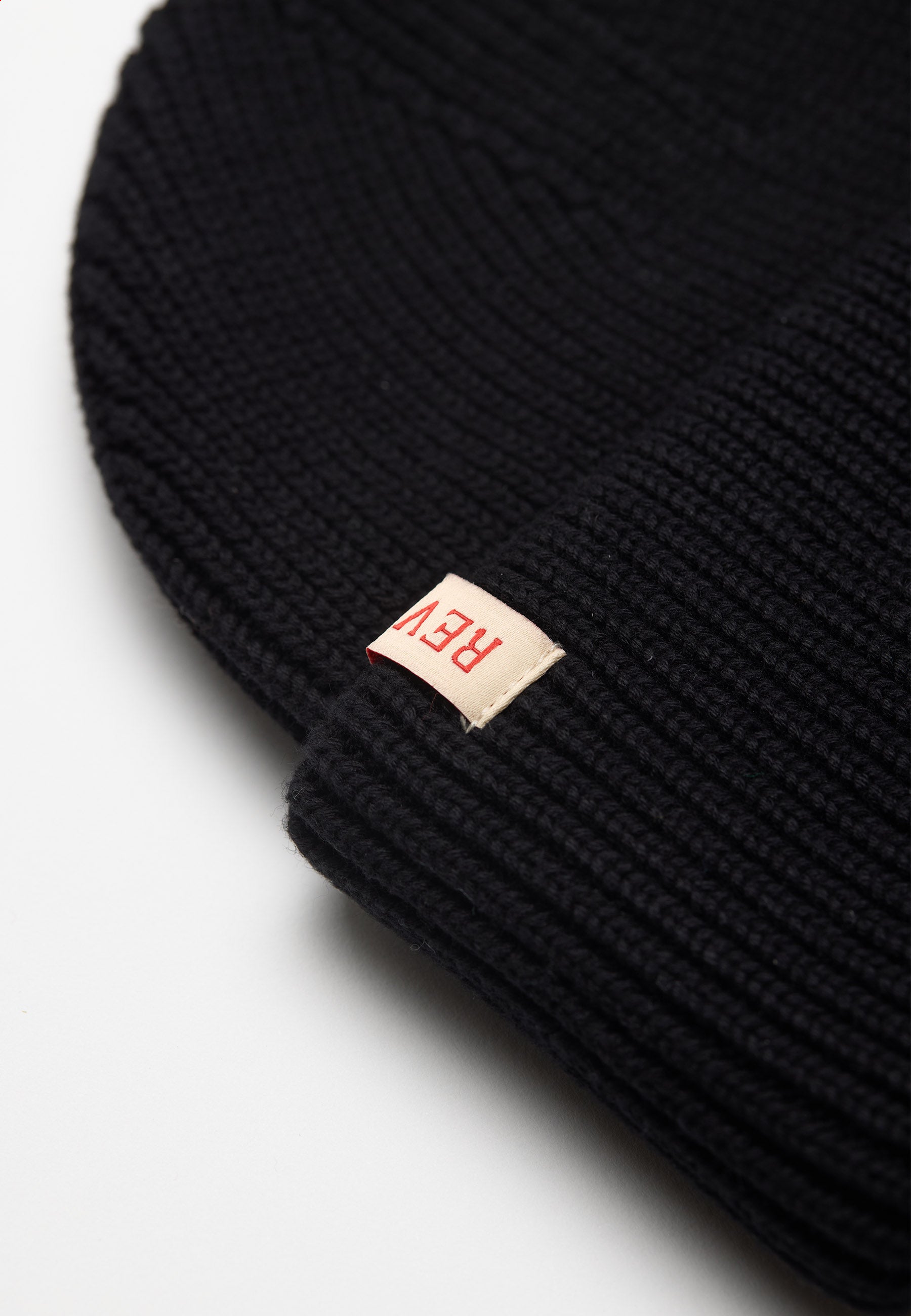 Revolution Big Fold Up Beanie Headwear Black
