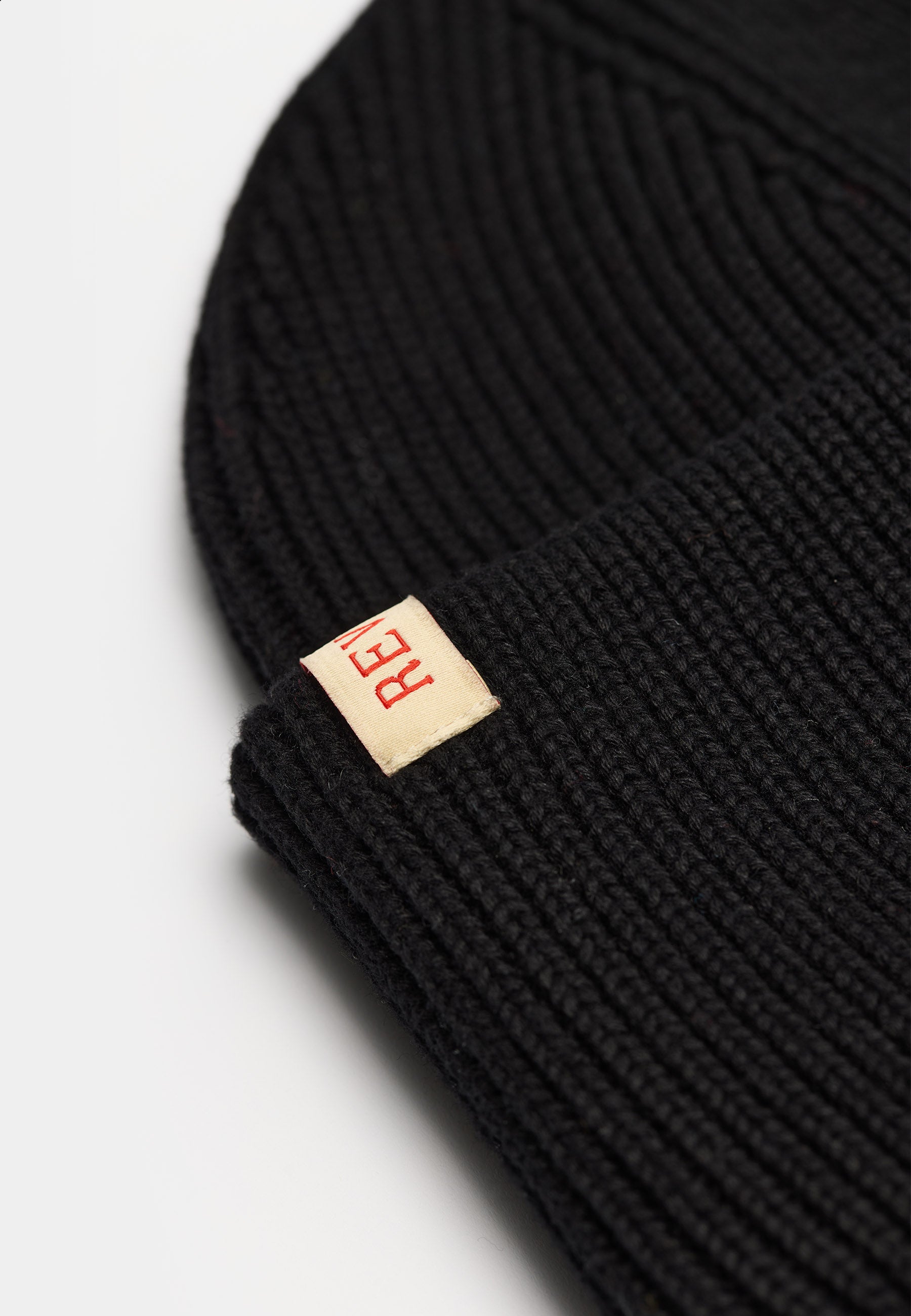 Revolution Big Fold Up Beanie Headwear Black