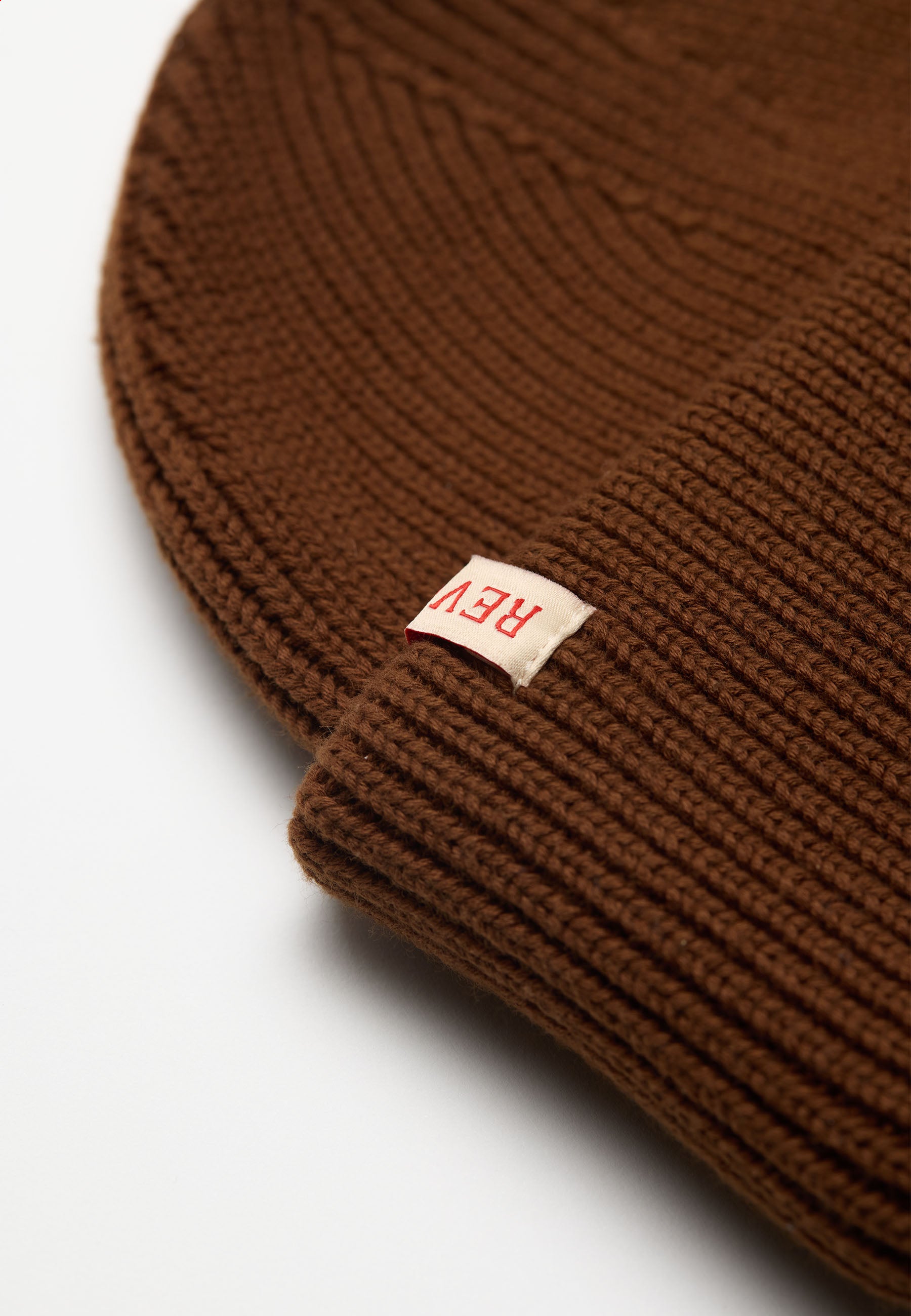 Revolution Big Fold Up Beanie Headwear Brown